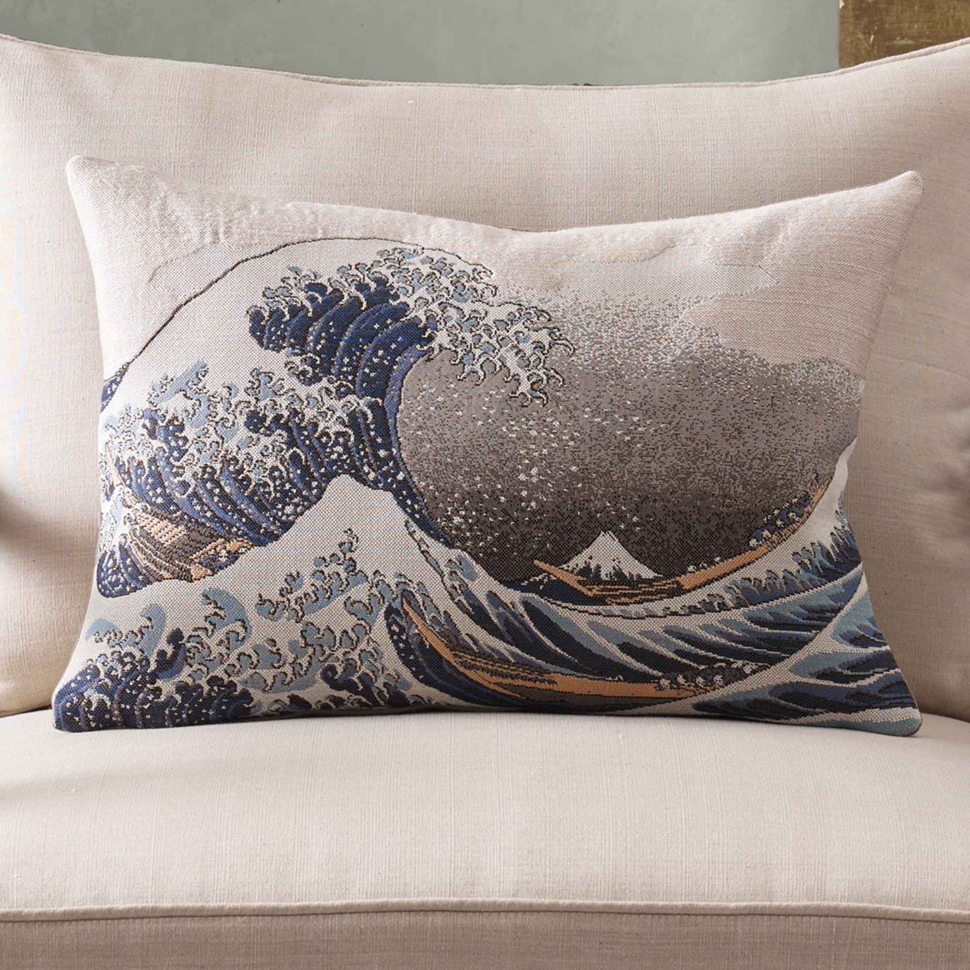 Great Wave Pillow Gump's
