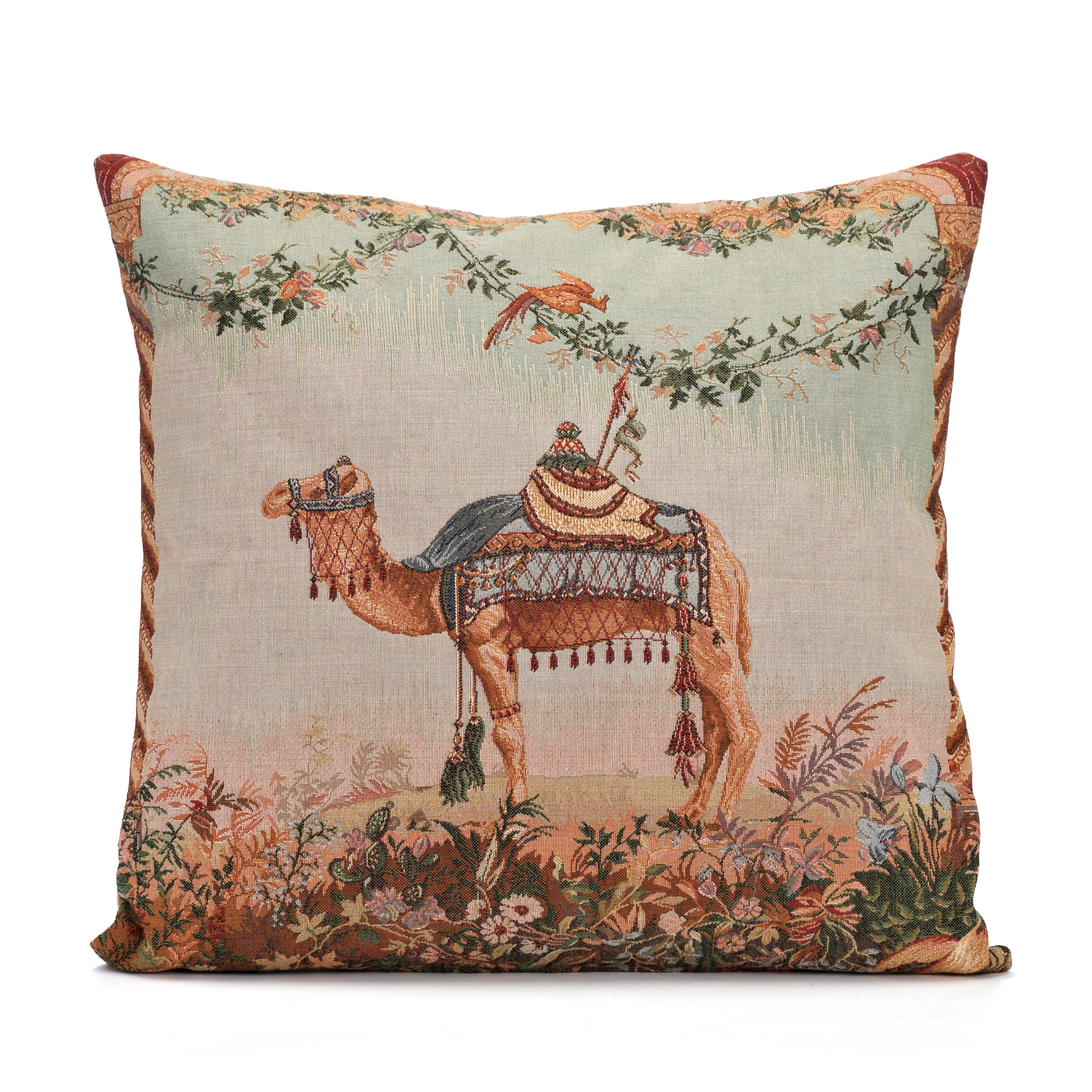 French Tapestry Camel Pillow Gump's