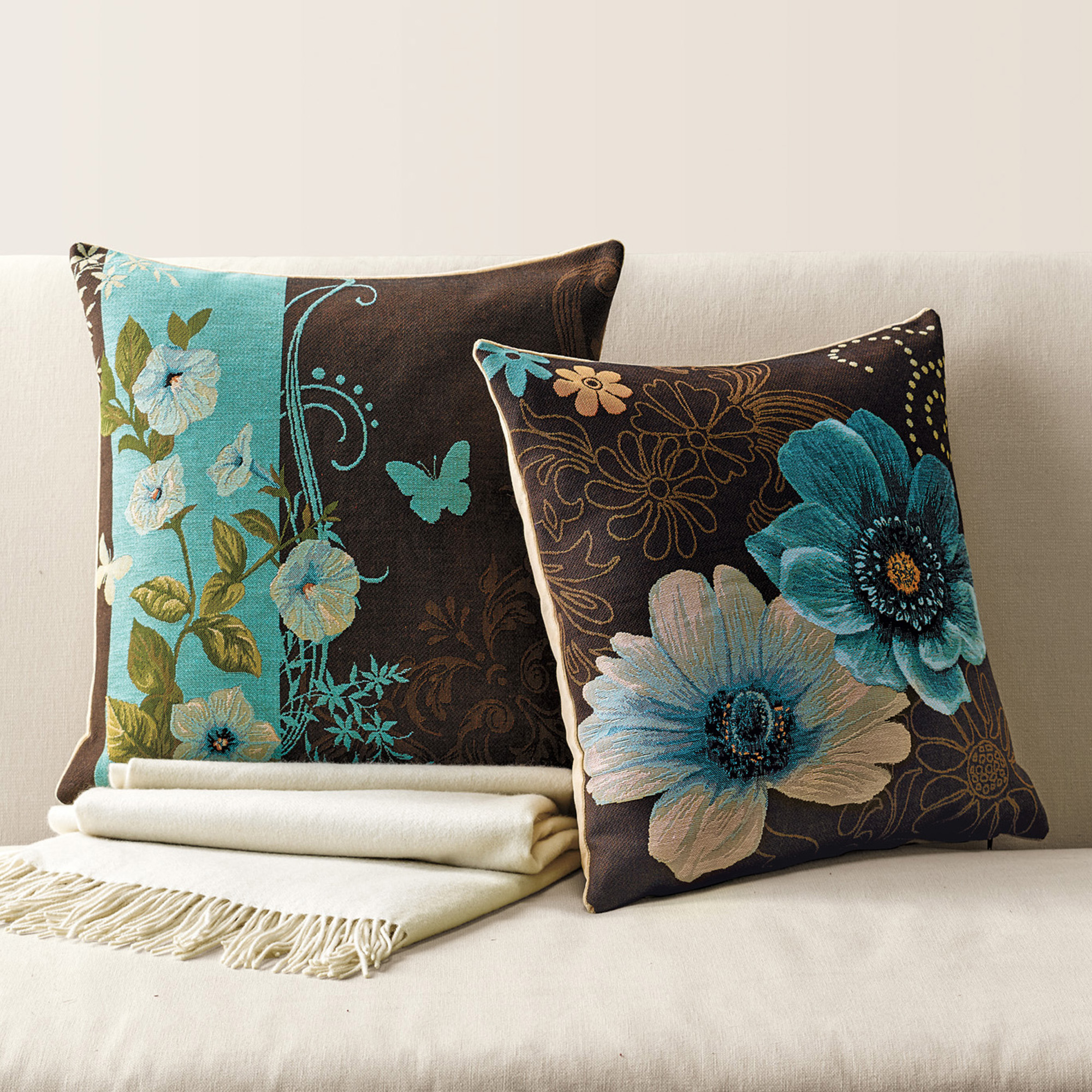 Meadowland Tapestry Pillows Gump's