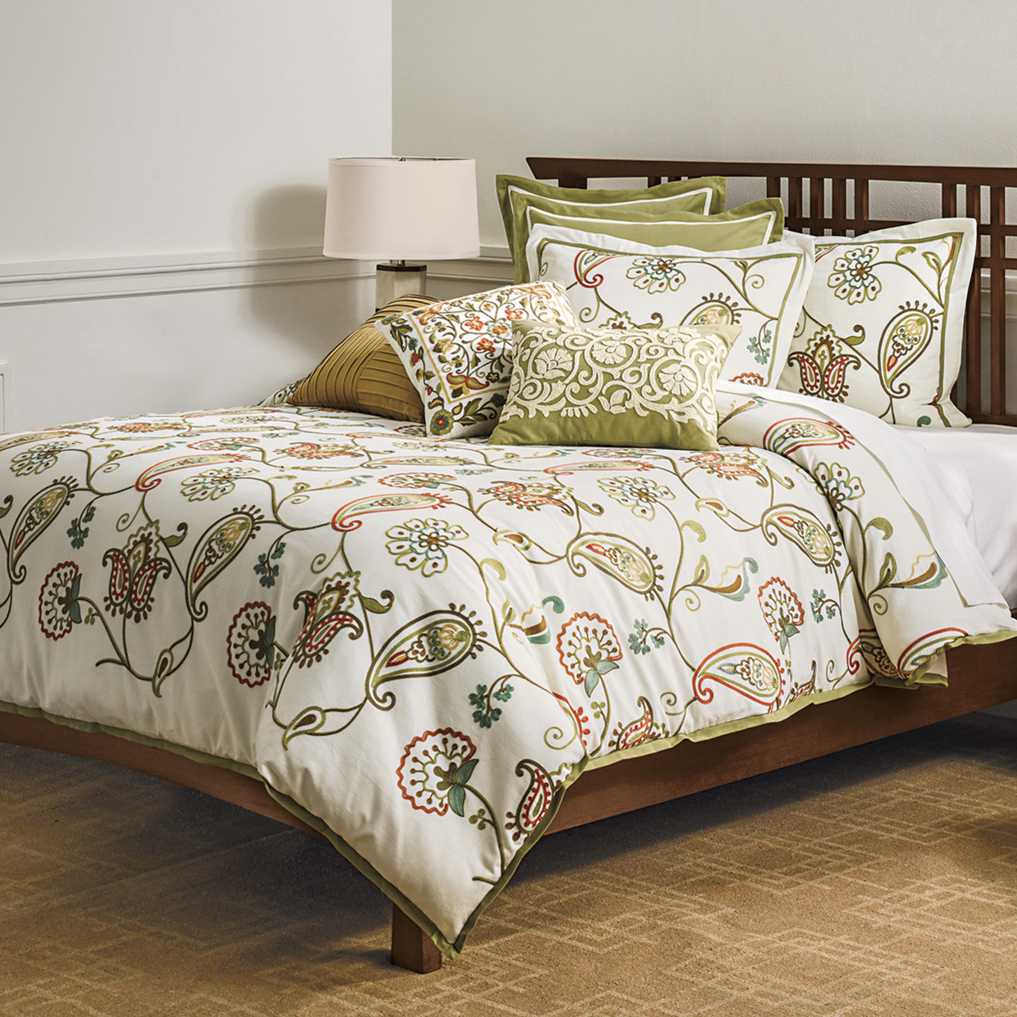 Inverness CrewelStitch Bedding Set Gump's