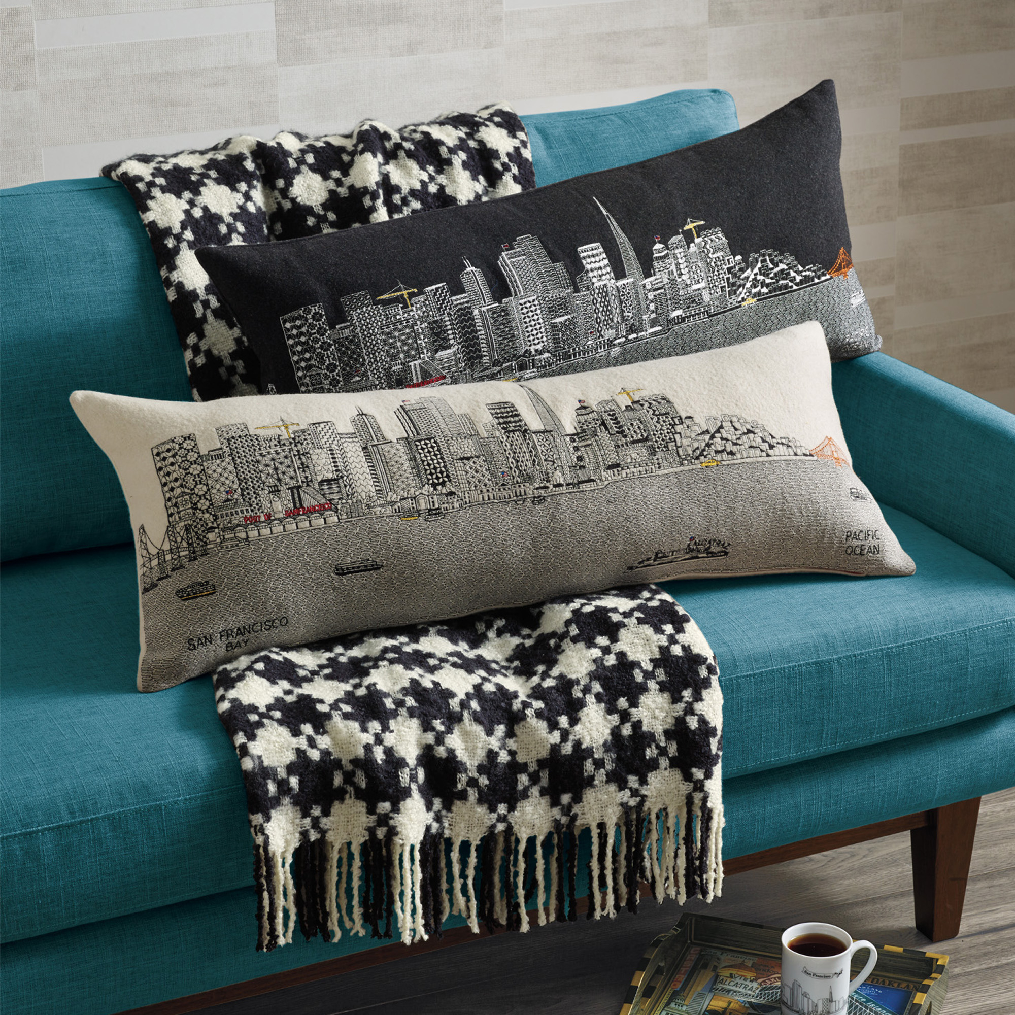 City Skyline Pillow, San Francisco Gump's