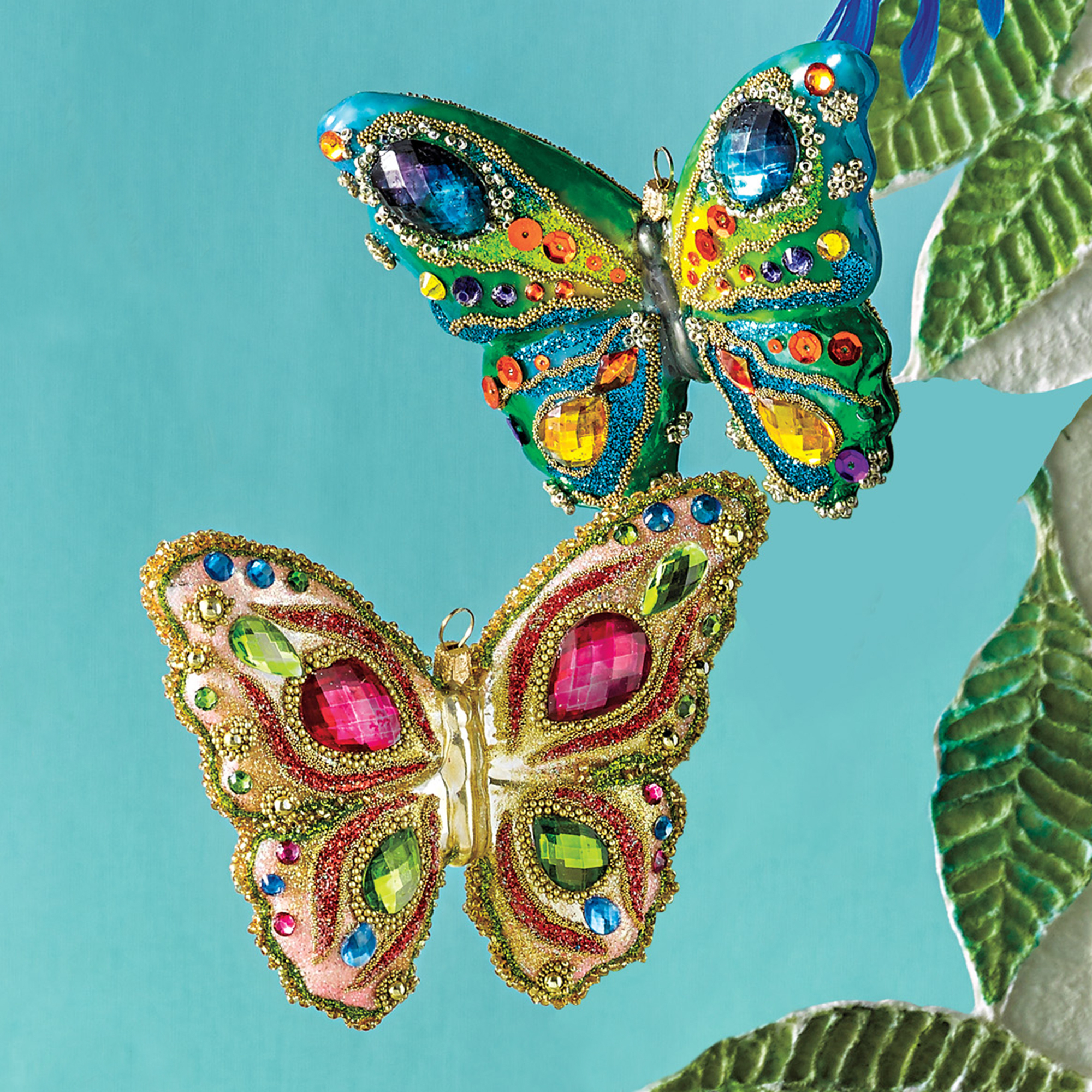 Jeweled Butterfly Ornaments Gump's