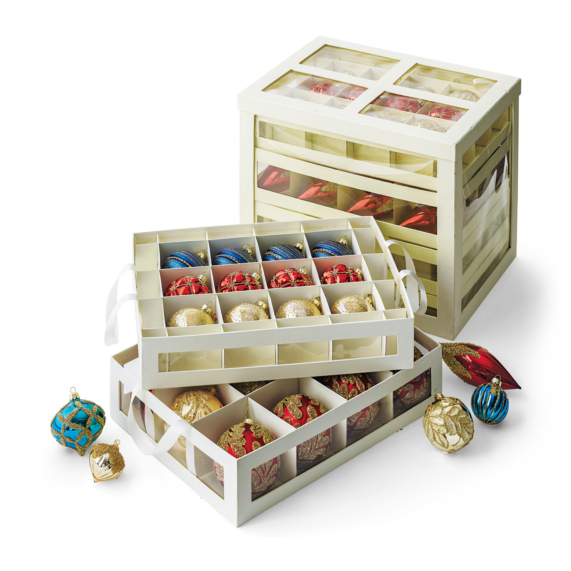 Assorted Glass Christmas Ornaments Gump's