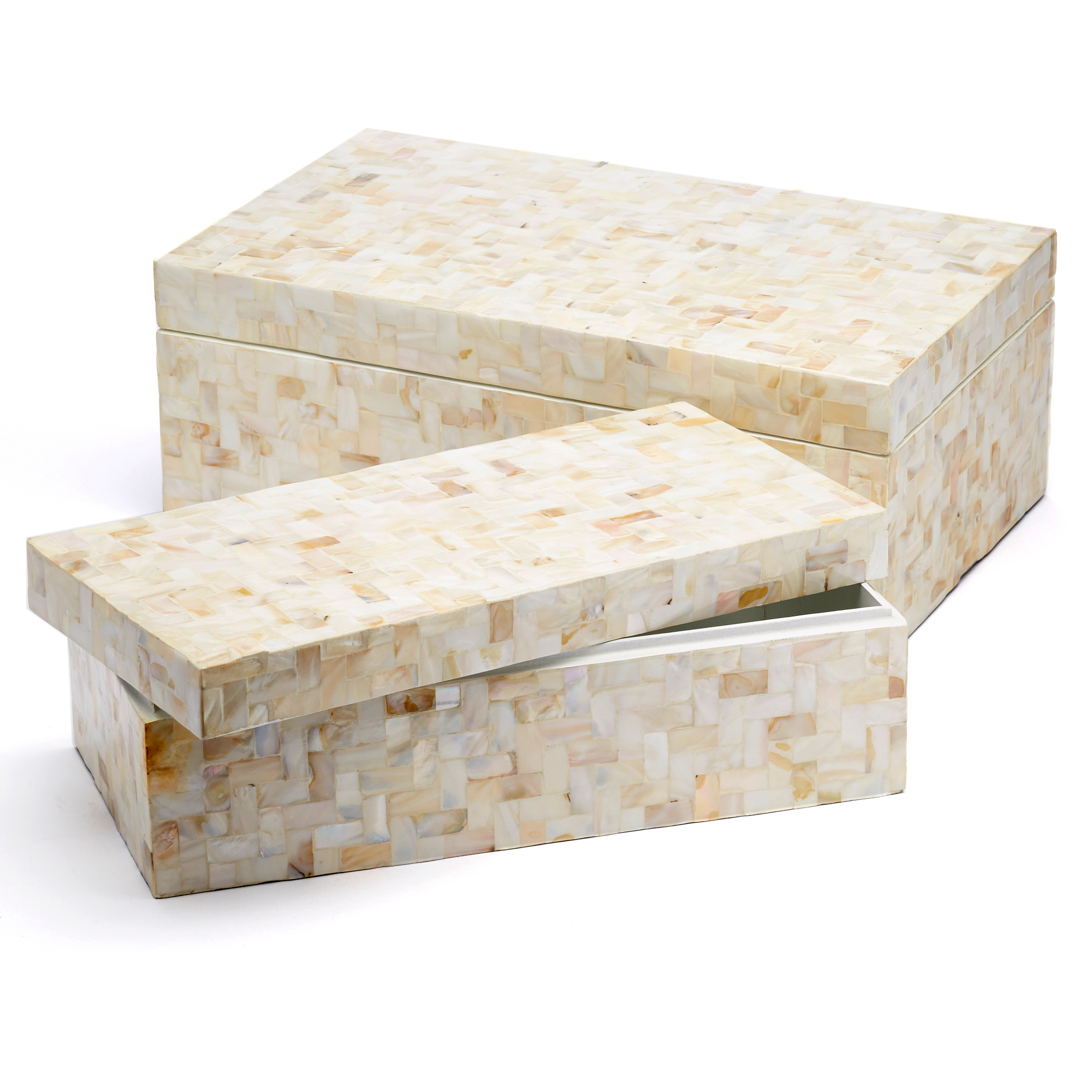 MotherOfPearl Boxes Gump's