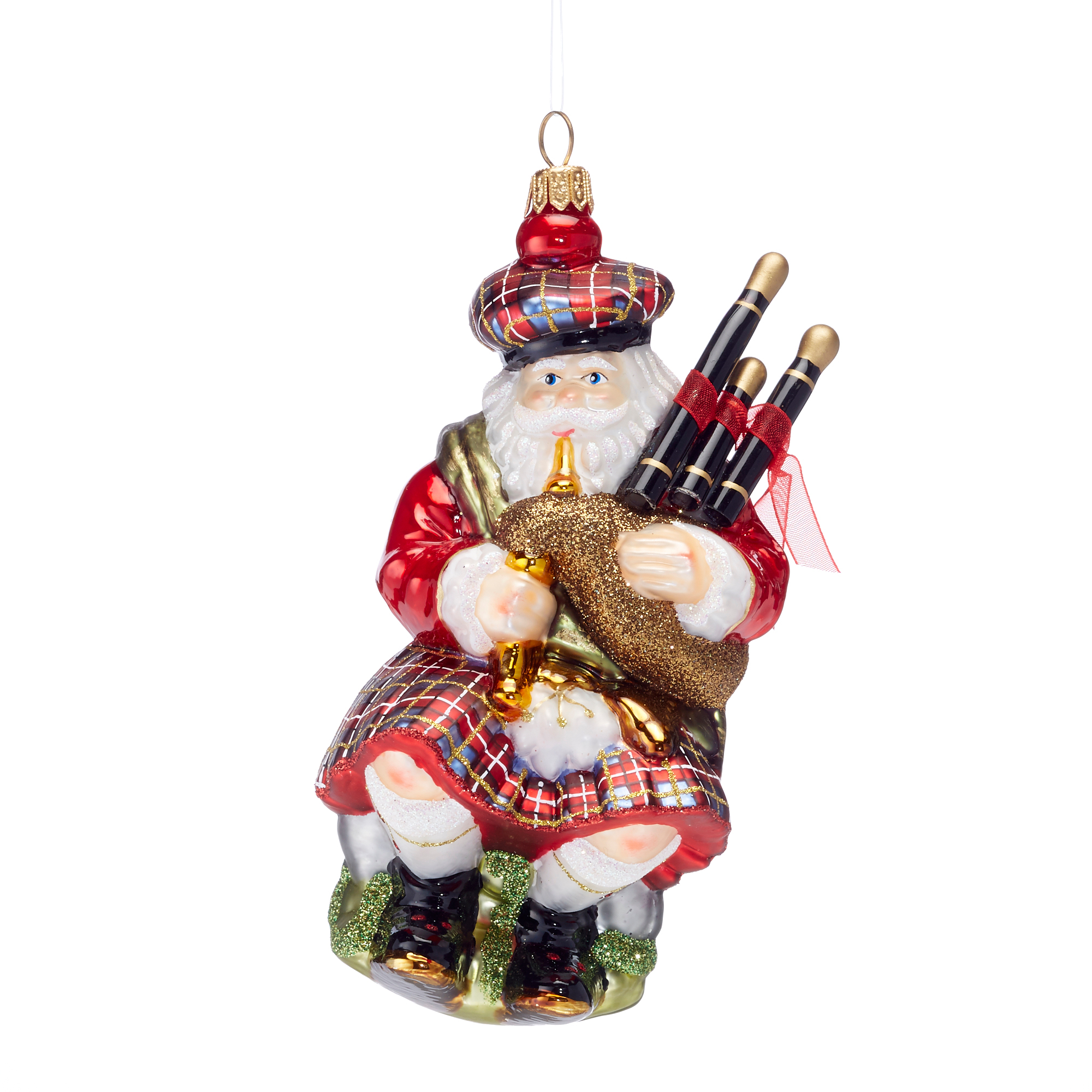 Artisan Christmas Ornaments Highland Santa Artisan Christmas Ornament Gump's