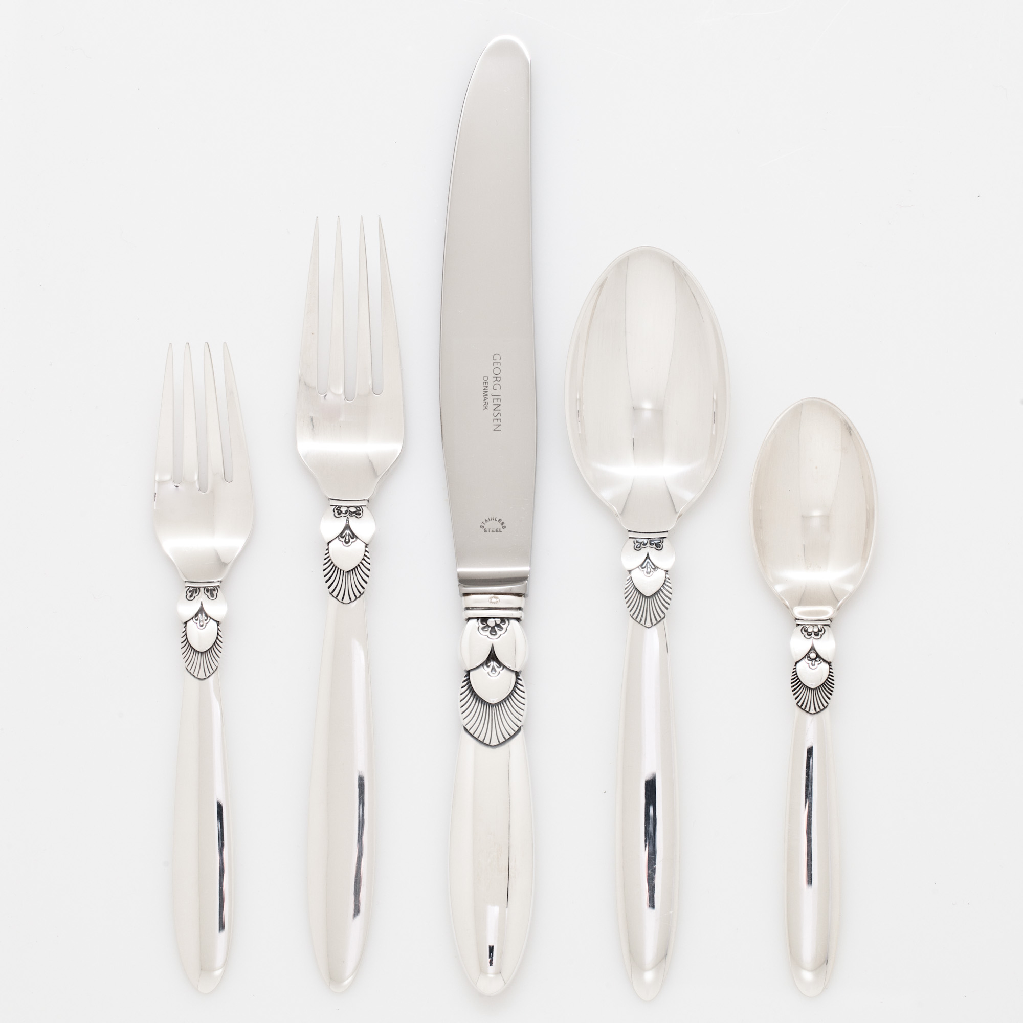 Jensen Cactus Sterling Silver Flatware Gump's