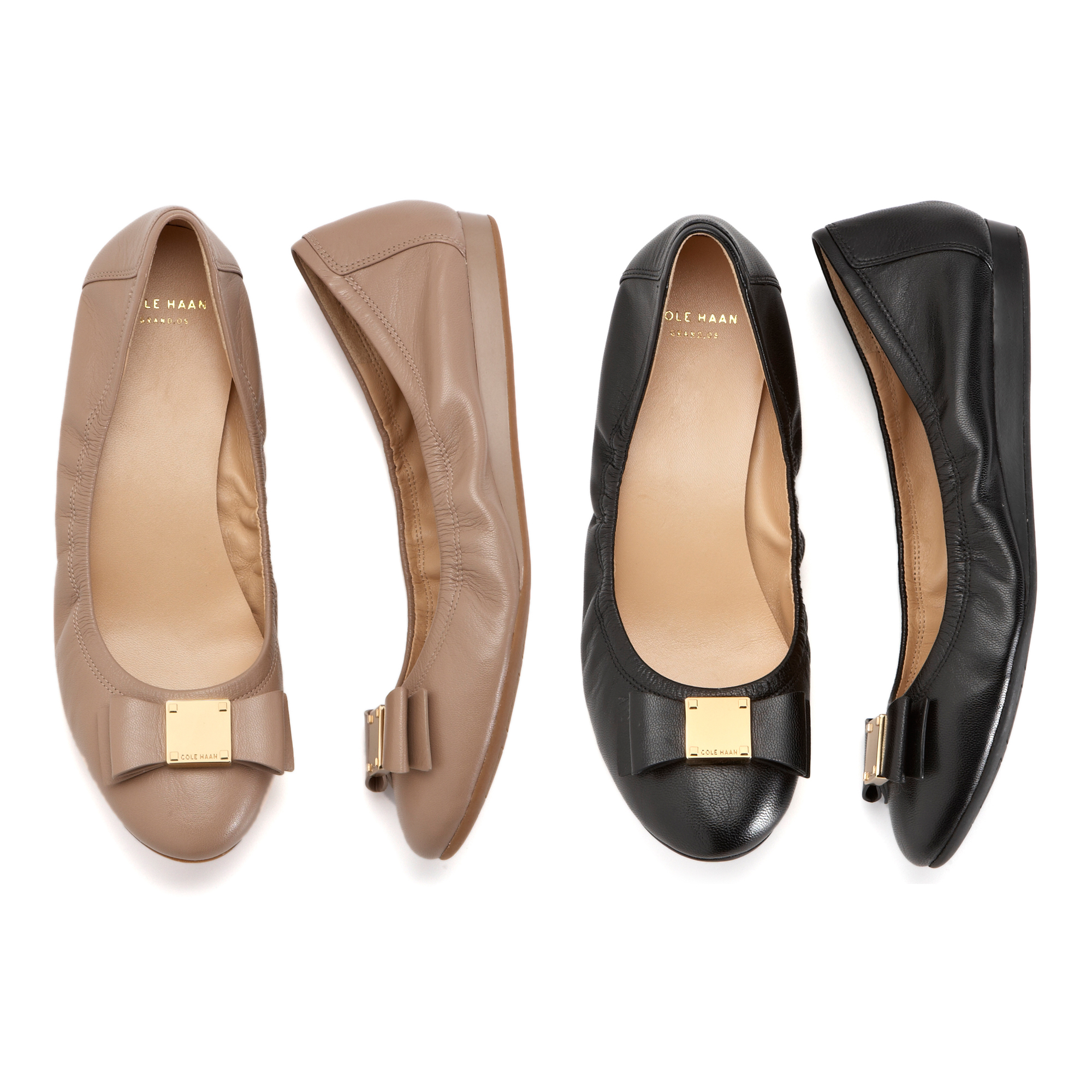 Cole Haan Tali Bow Ballet Flats, Solid Gump's