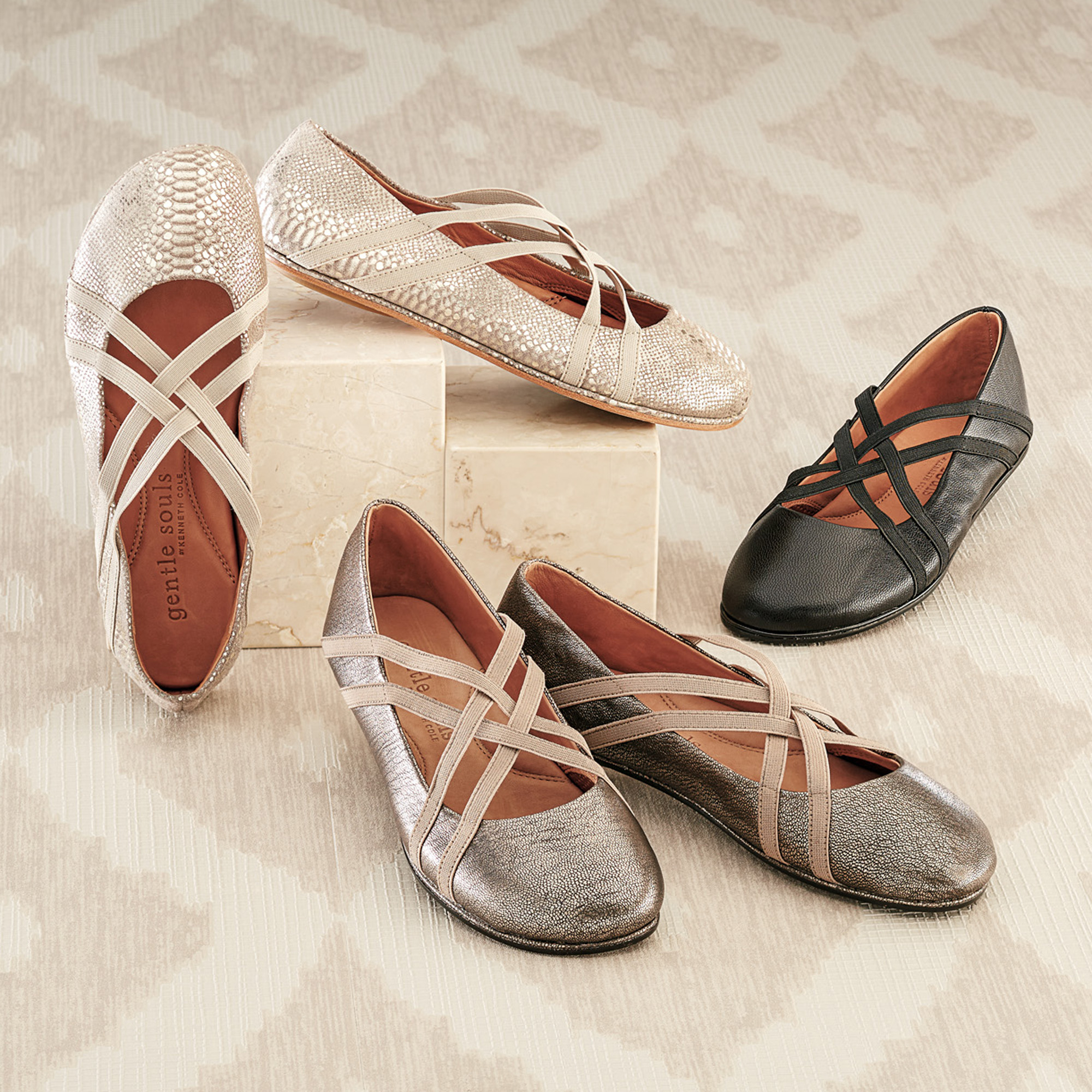 Gentle Souls Bay Braid Flats Gump's