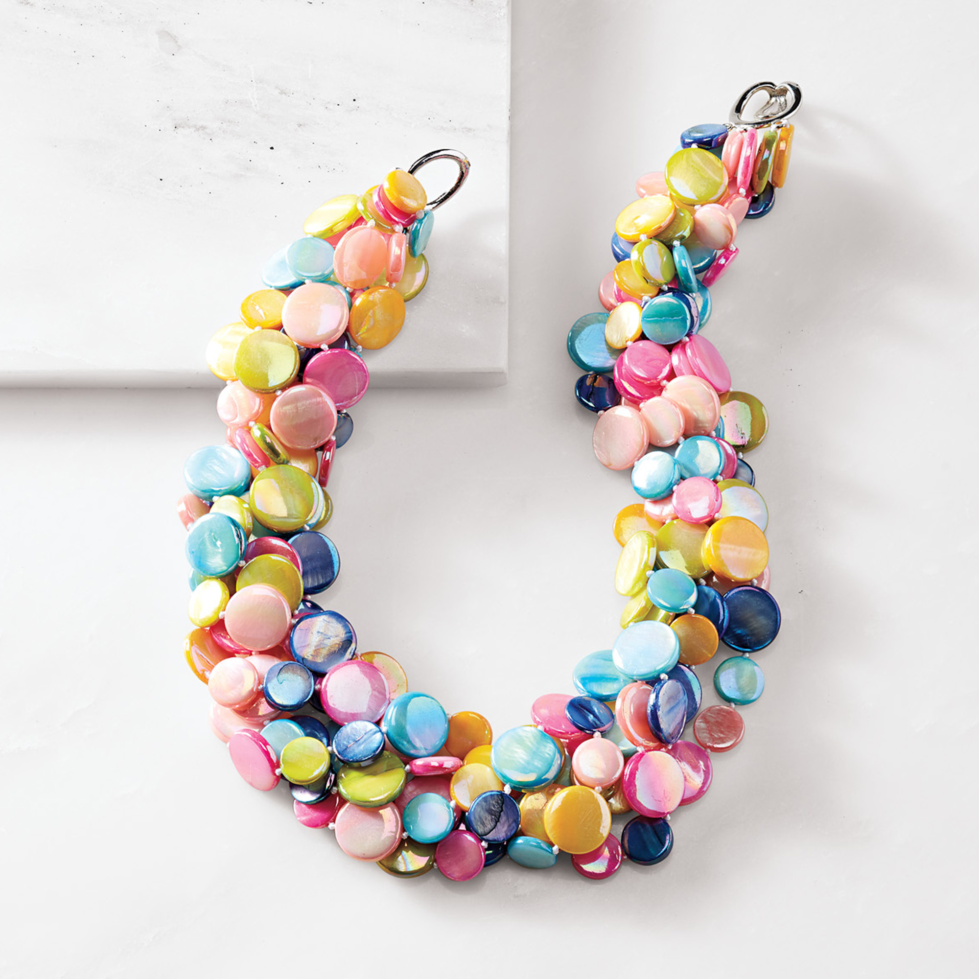 Pink Confetti Necklace Gump's