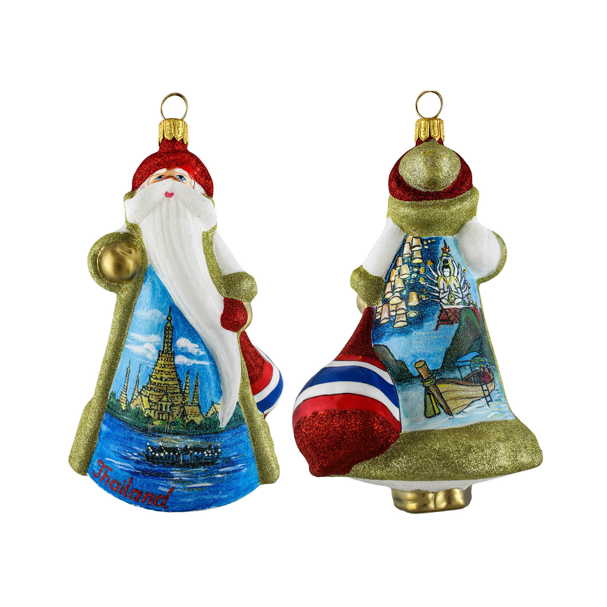 Thailand Santa Christmas Ornament Gump's