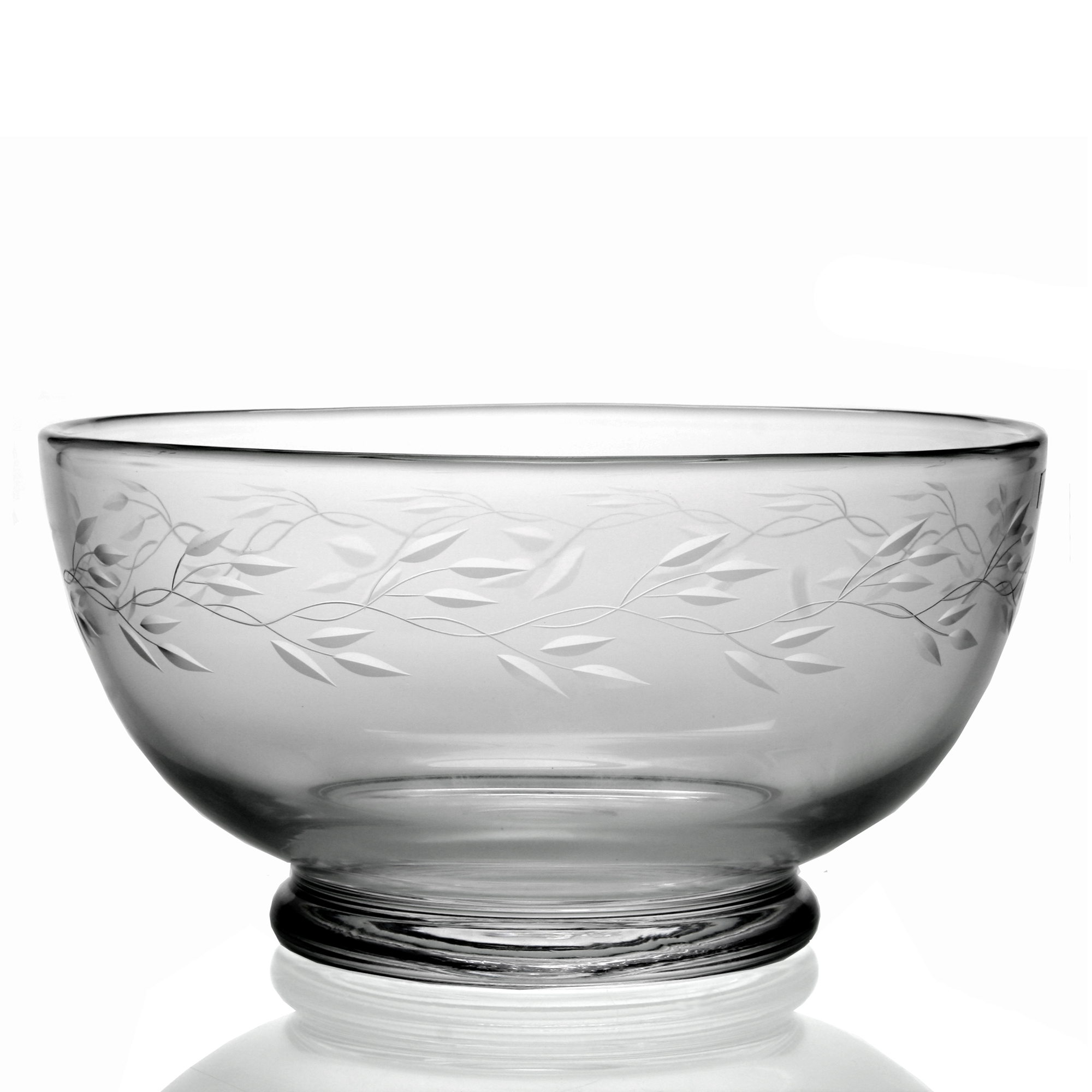 William Yeoward Crystal Garland Salad Bowl Gump's