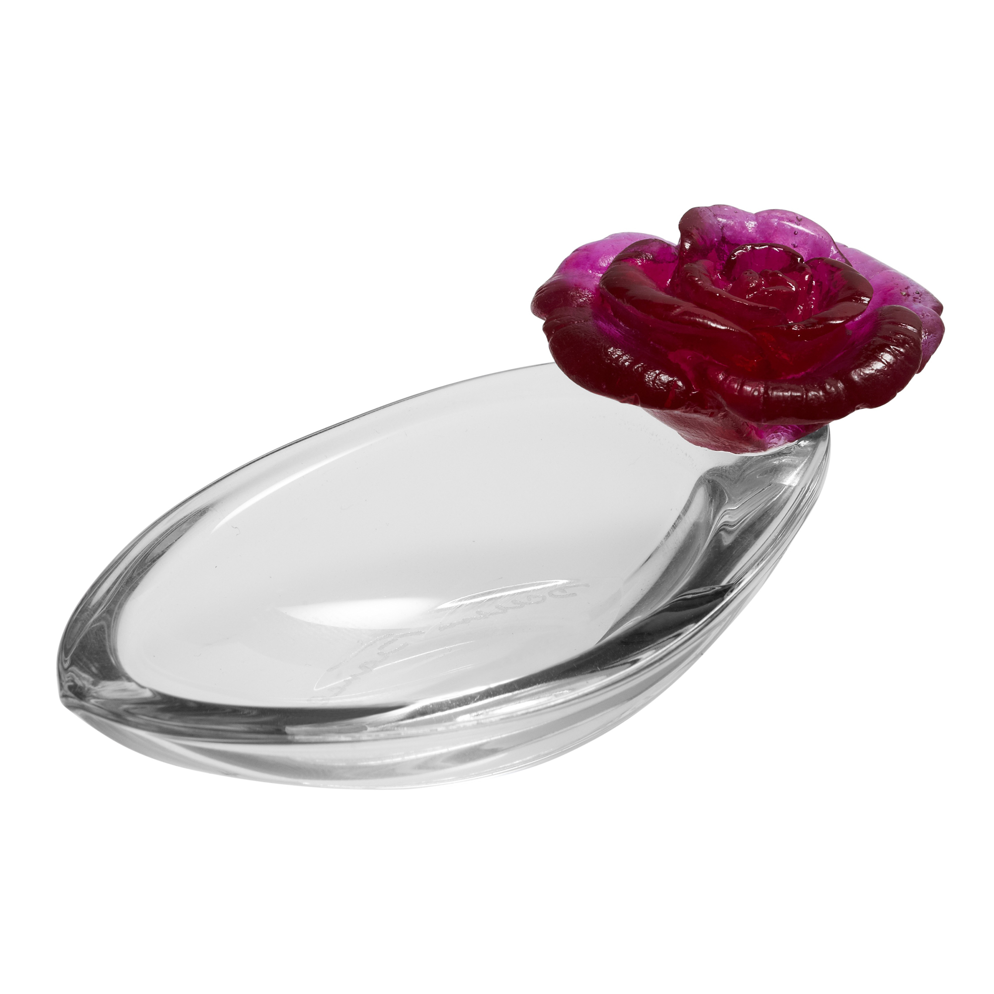 Daum Crystal Mini Rose Bowl Gump's