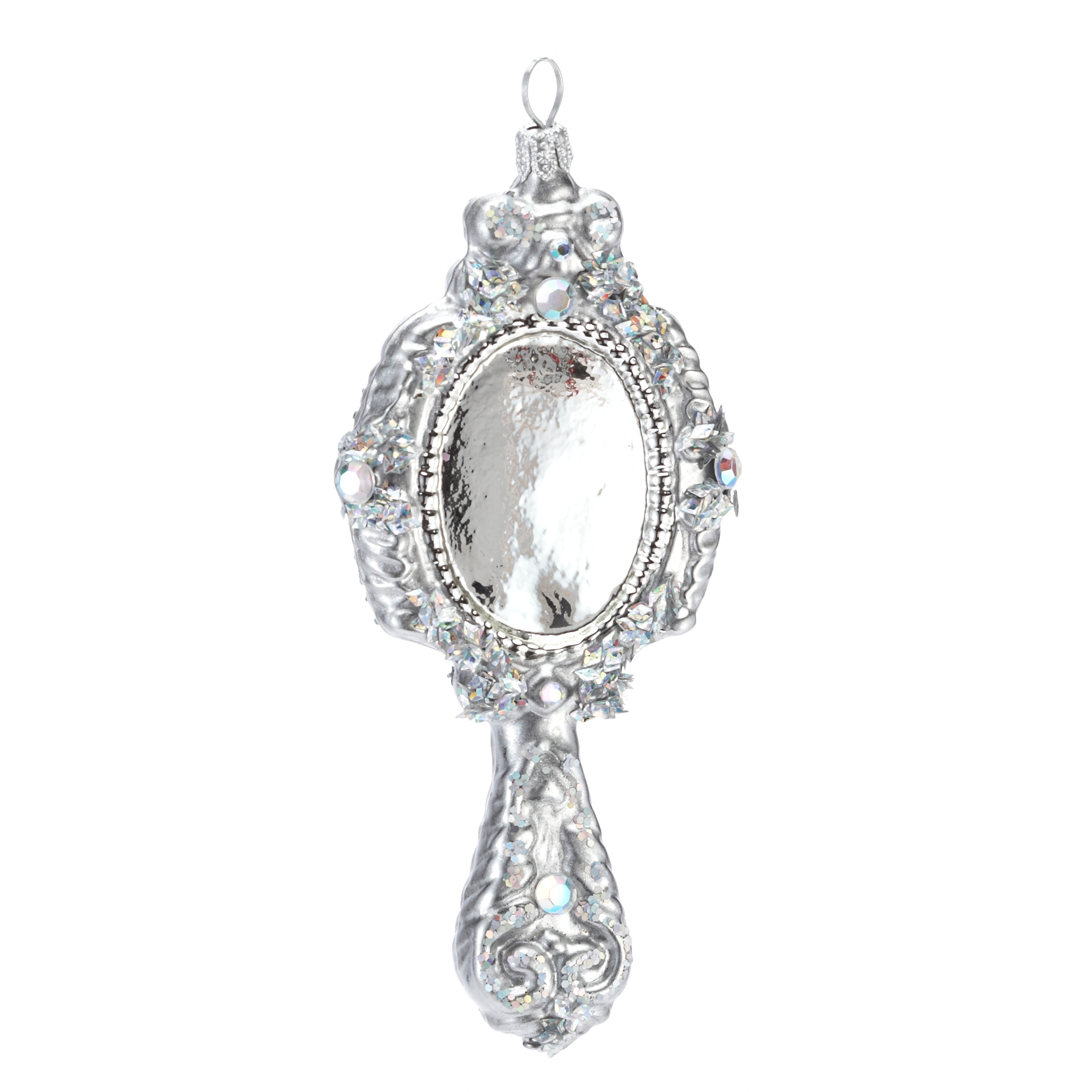 Handheld Mirror Christmas Ornament Gump's