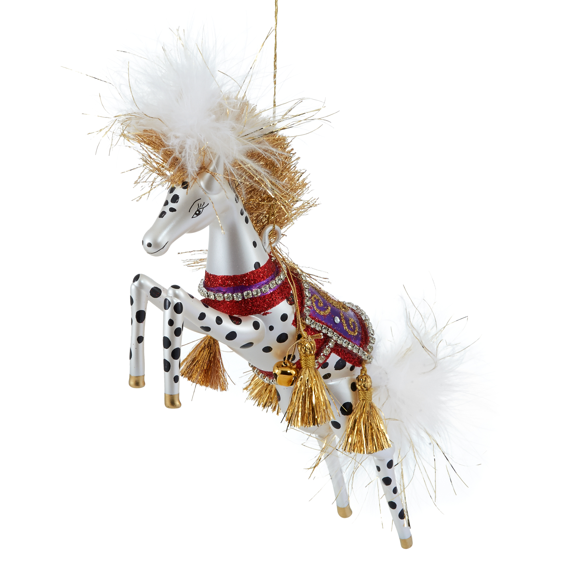 Jingle Nog Fallon Horse Christmas Ornament Gump's