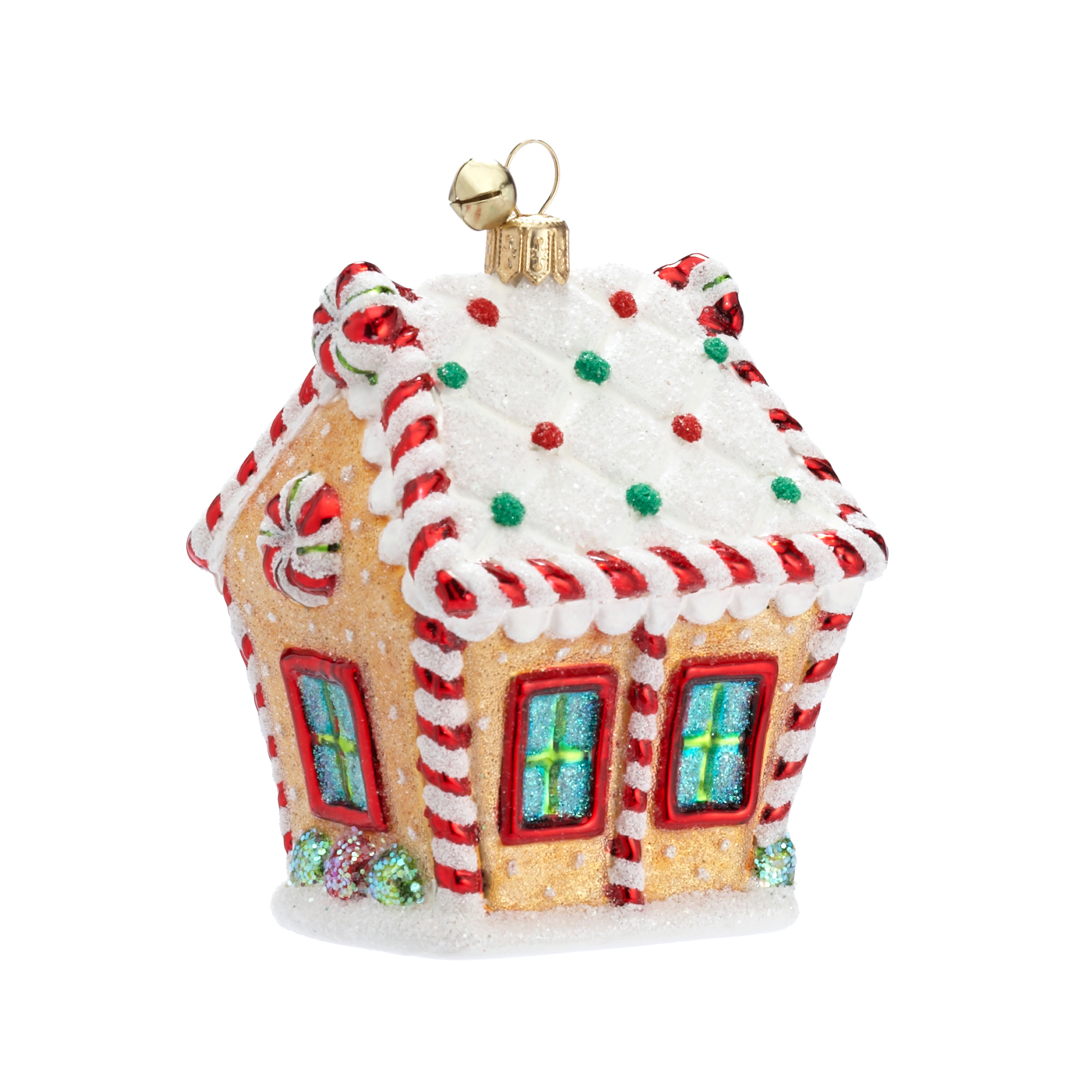 Jingle Nog Ginger House Christmas Ornament Gump's