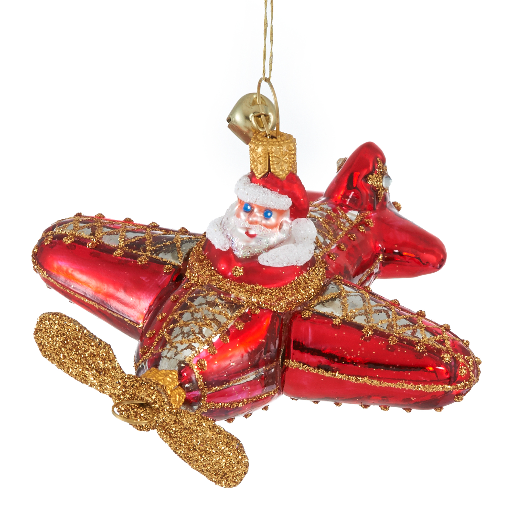 Jingle Nog Holiday Flyer Christmas Ornament Gump's