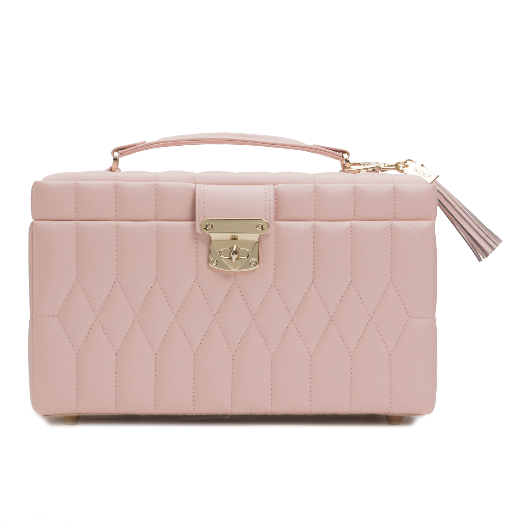 Wolf Caroline Jewelry Box Medium Pink Gump's