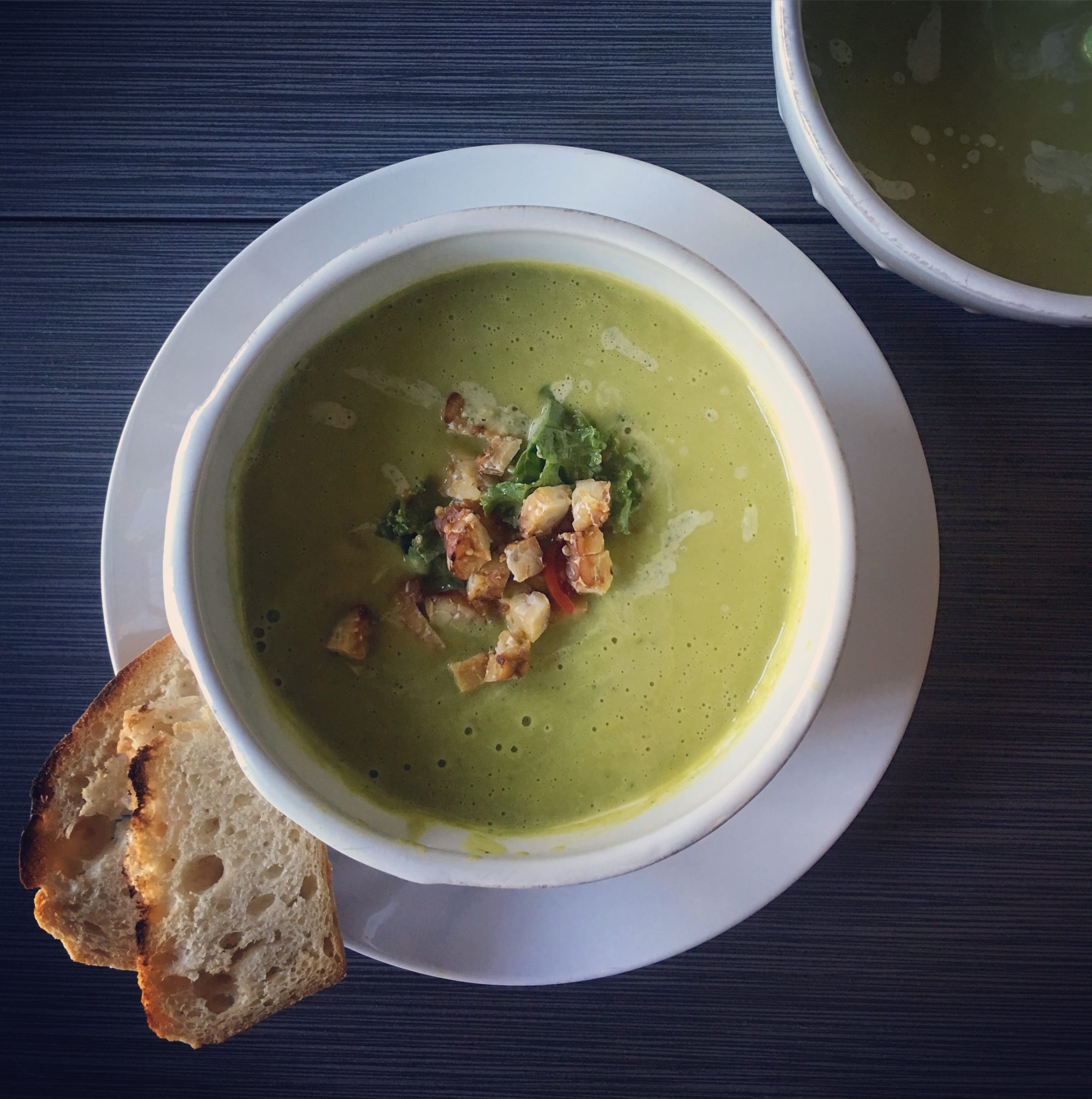 Cream of Kale Zucchini Soup Gumsaba Outdoor Boot Camp Fitness