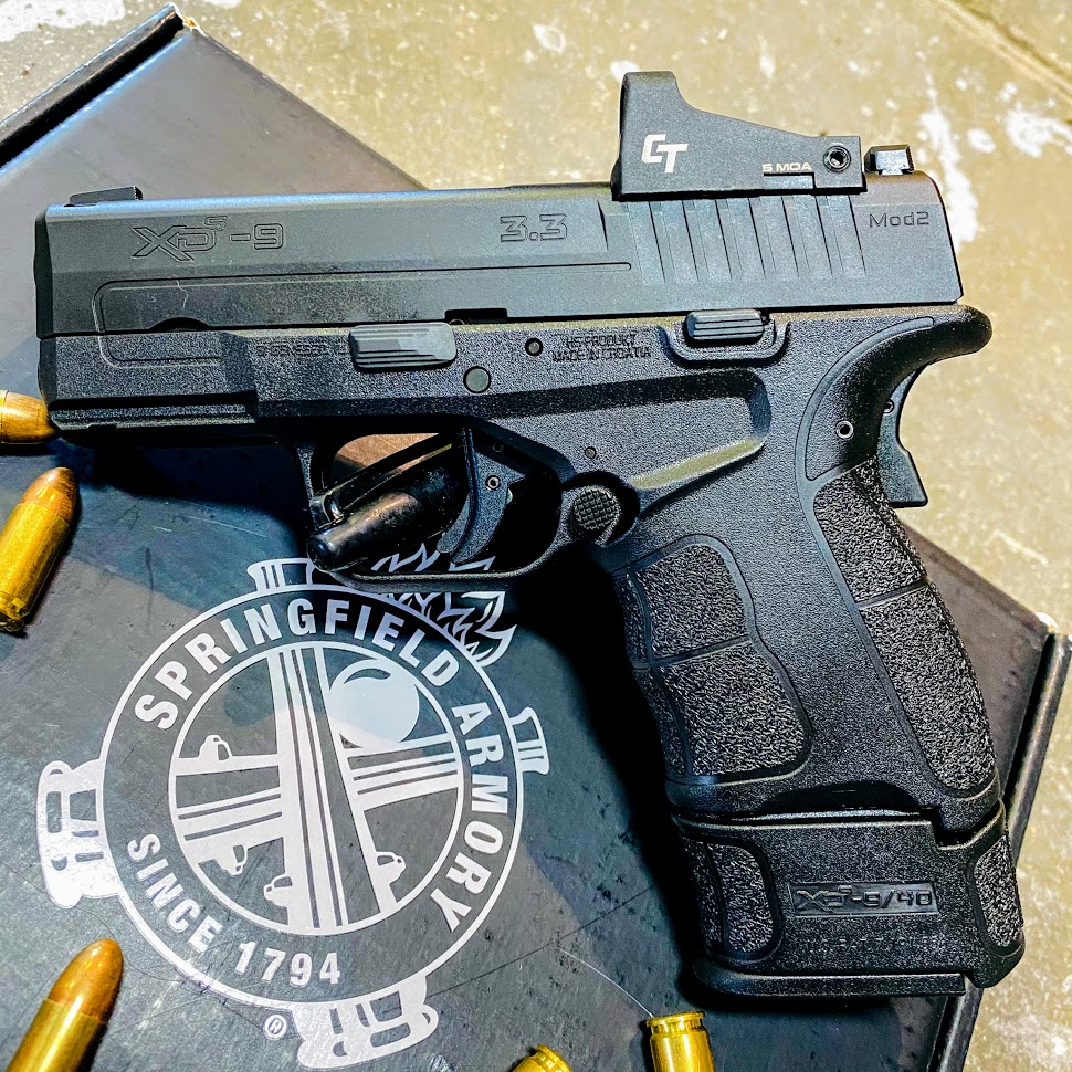Springfield XDSMod.2 9mm w/ Crimson Trace Red Dot GUNTALK [10 SPOT