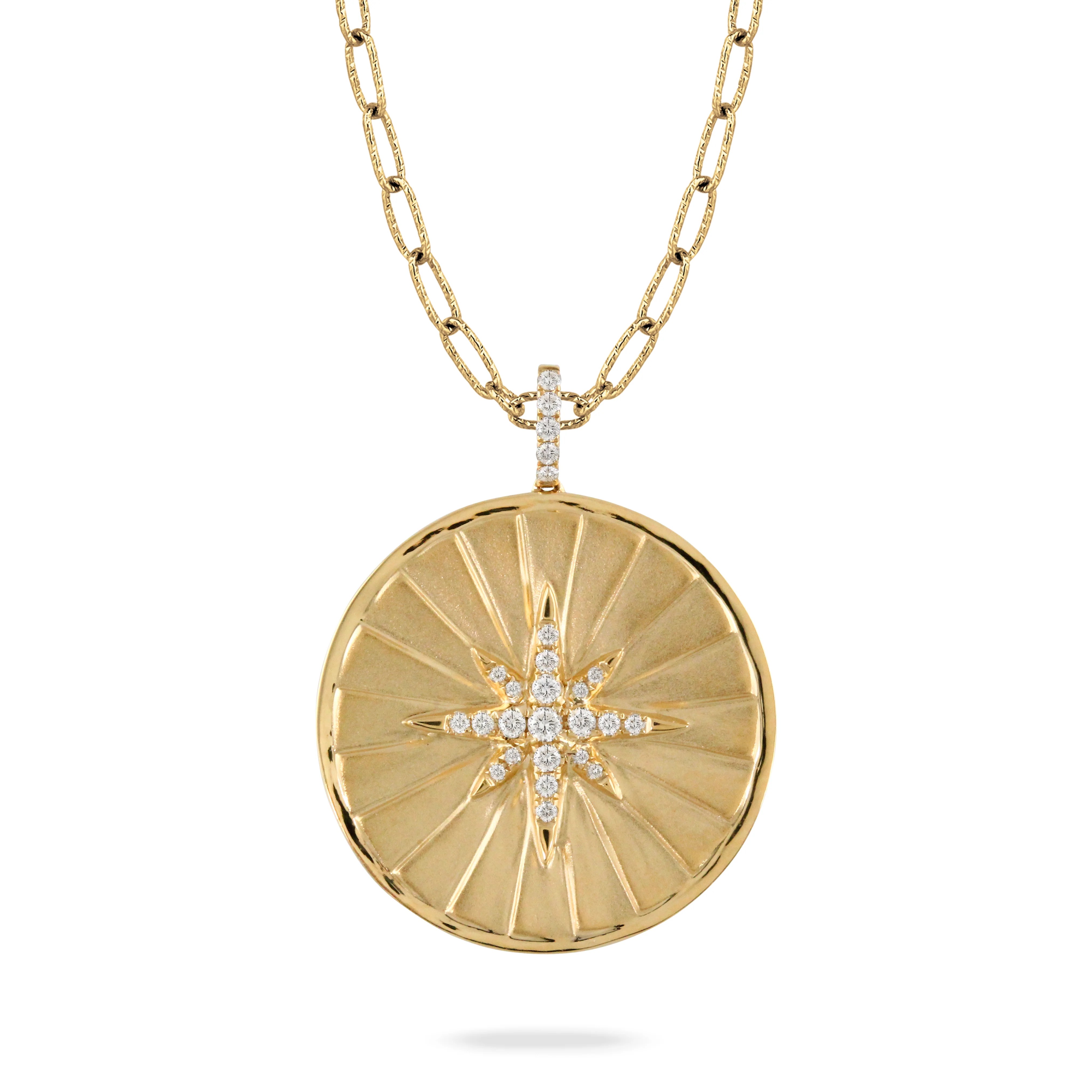 Diamond Pendant in Satin Finish Gunderson's Jewelers