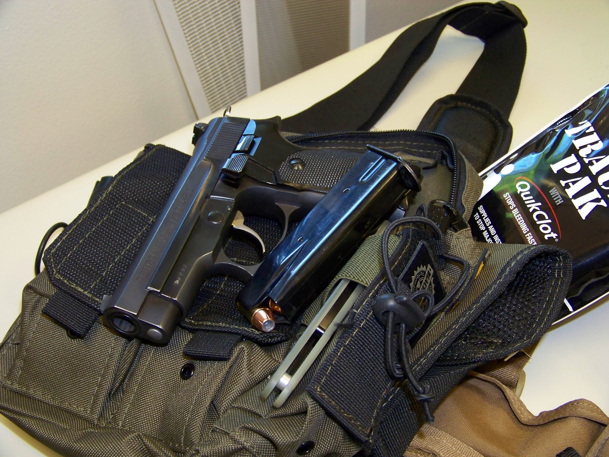 Does your bugout bag have a concealed carry pistol inside?