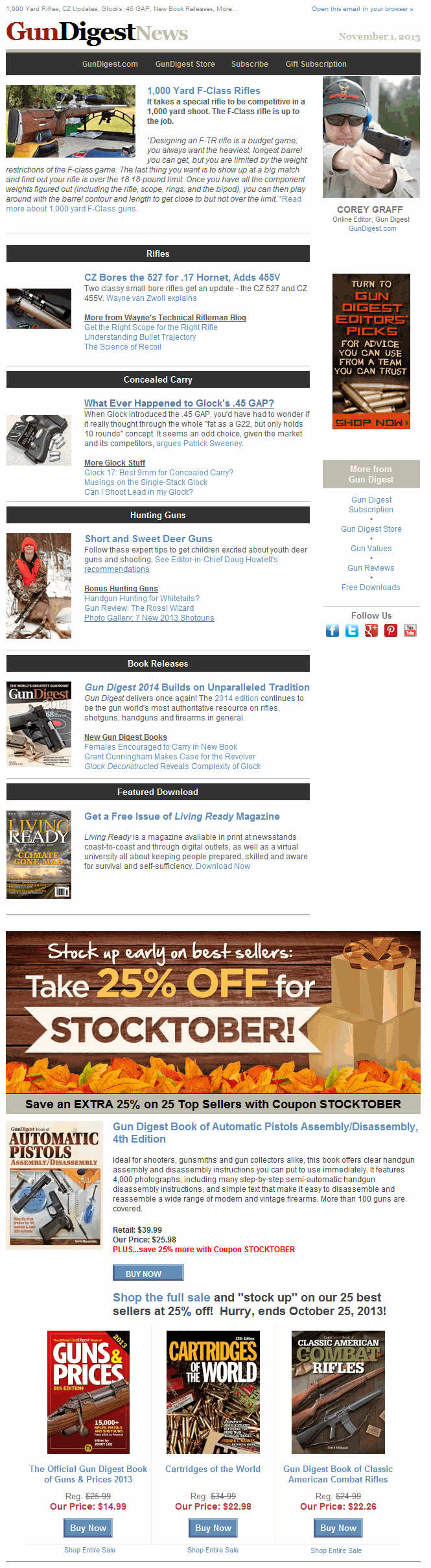 Gun Digest 2023, 77e édition : « Le plus grand livre d'armes au.