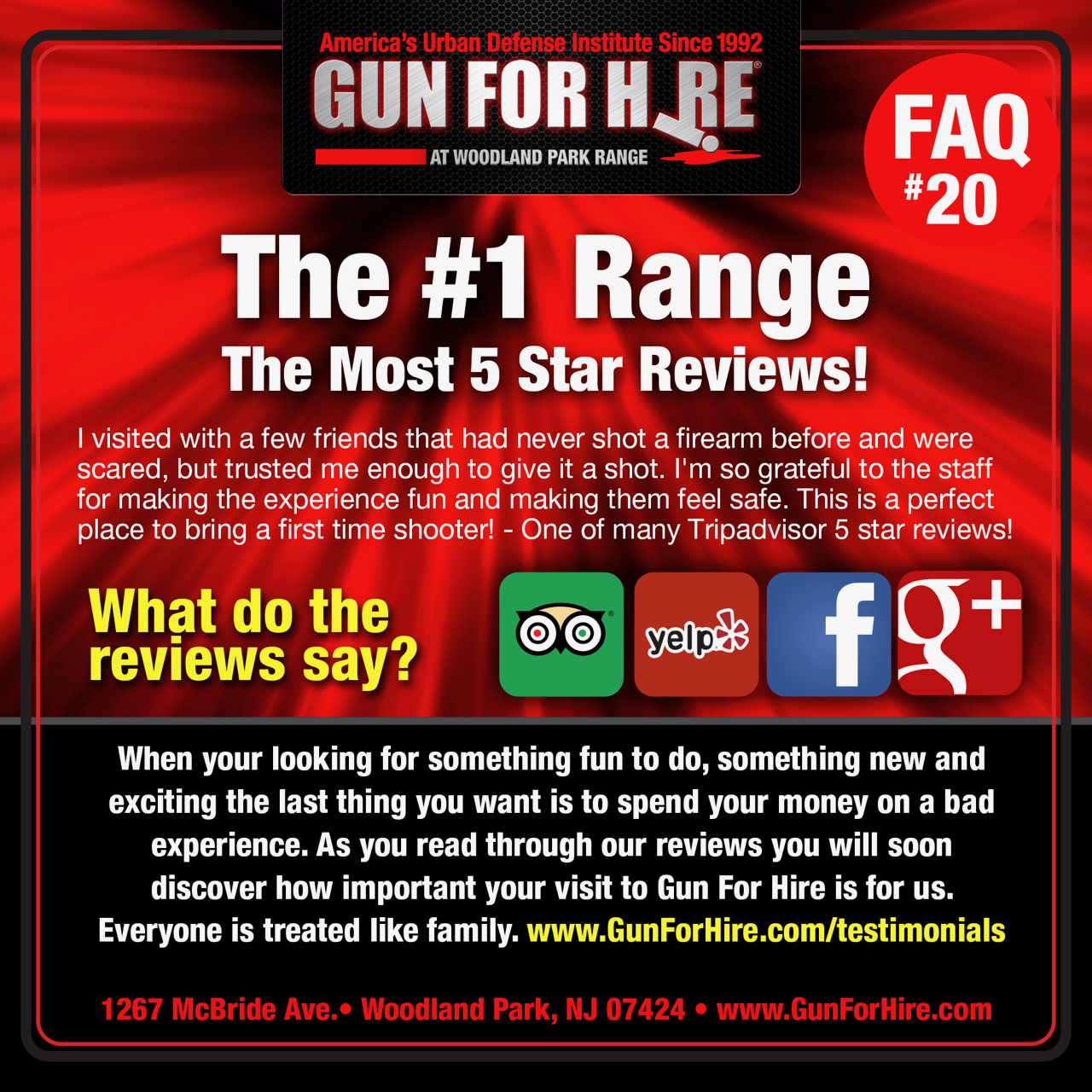 Gun For Hire FAQ 20 Best Gun Range NYC and NJ Area Gun Range Near Me