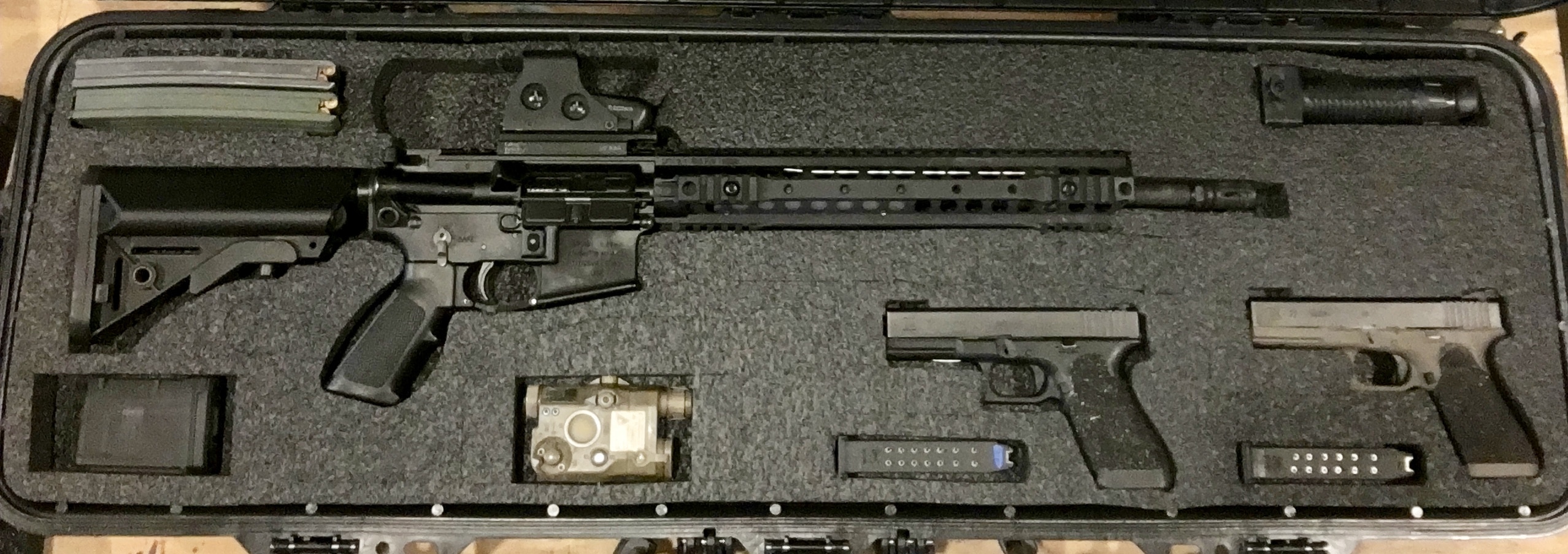 AR15 Plano All Weather 42" AR15 PL420 V3 Gunformz Semi Custom Foam