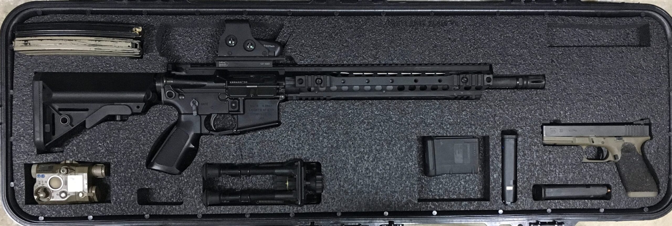 AR15 Plano All Weather 42" AR15 PL420 V2 Gunformz Semi Custom Foam