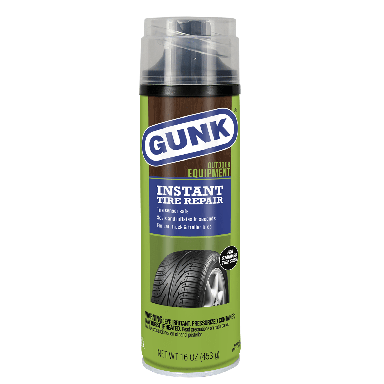 GUNK OUTDOOR INSTANT TIRE REPAIR » GUNK®