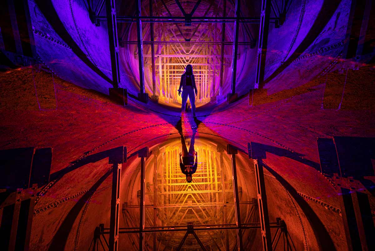 Camera Rotation Light Painting Photography by Gunnar Heilmann