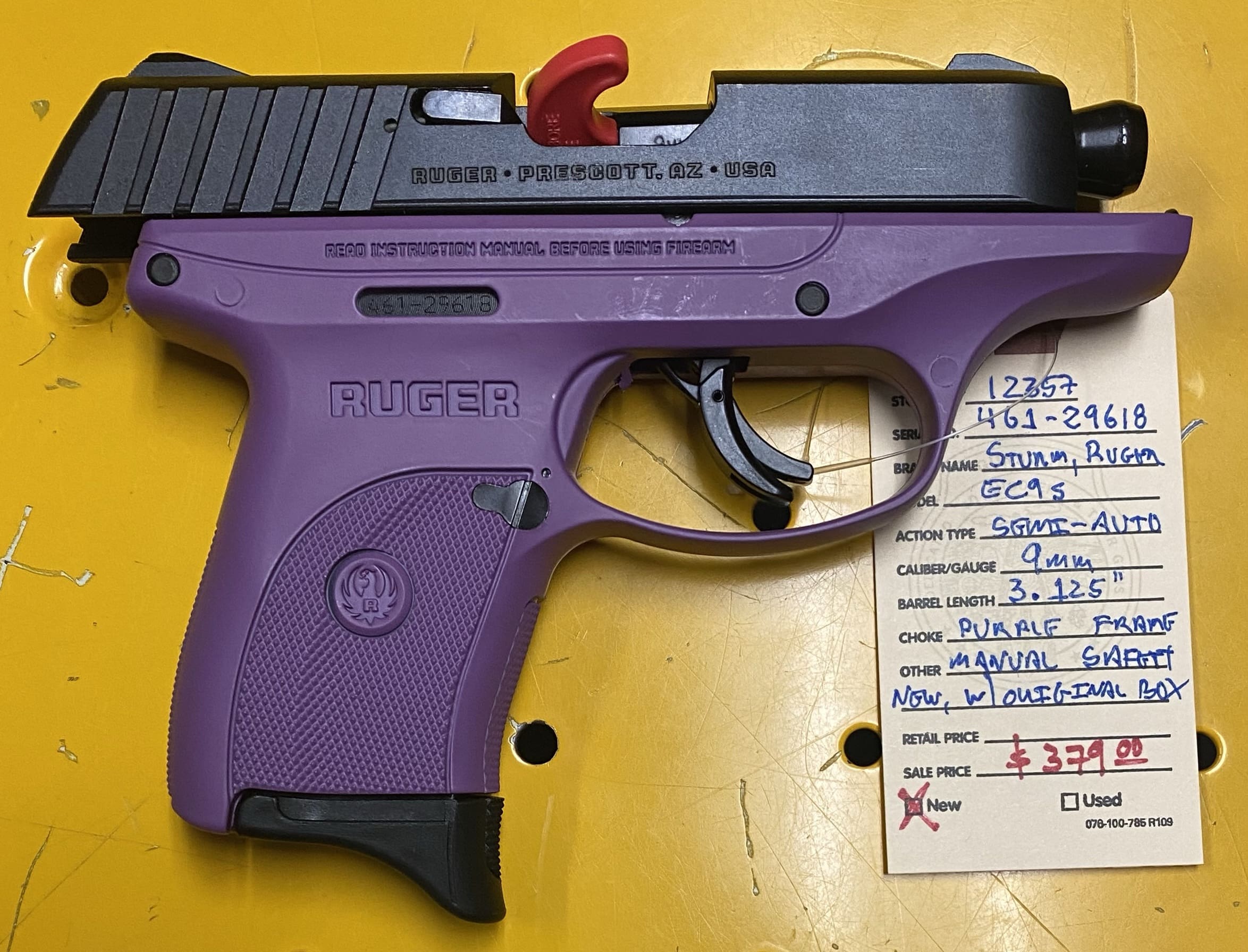 Ruger EC9S 9 mm Gun Runners