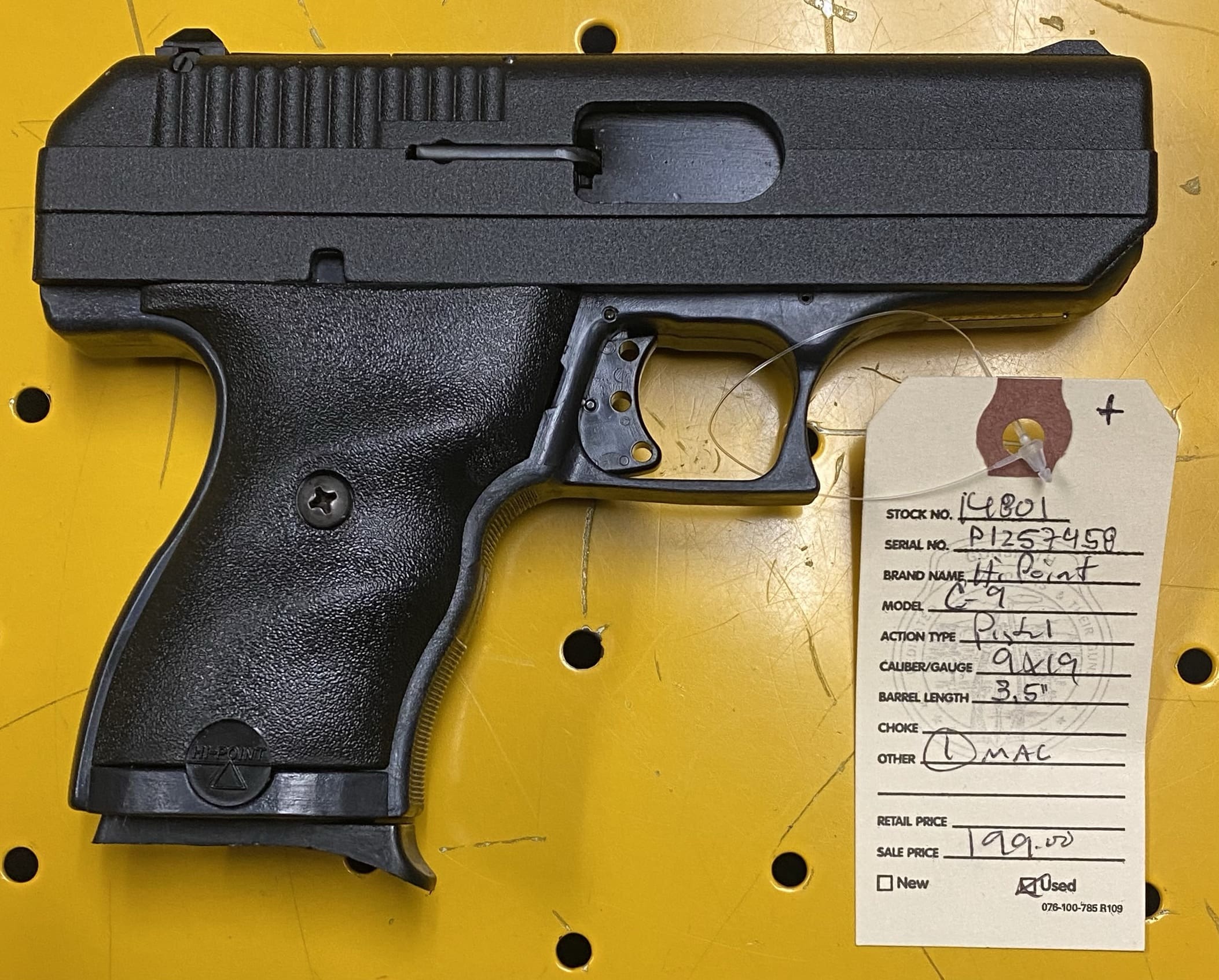 Hi Point C9 9 mm – Gun Runners