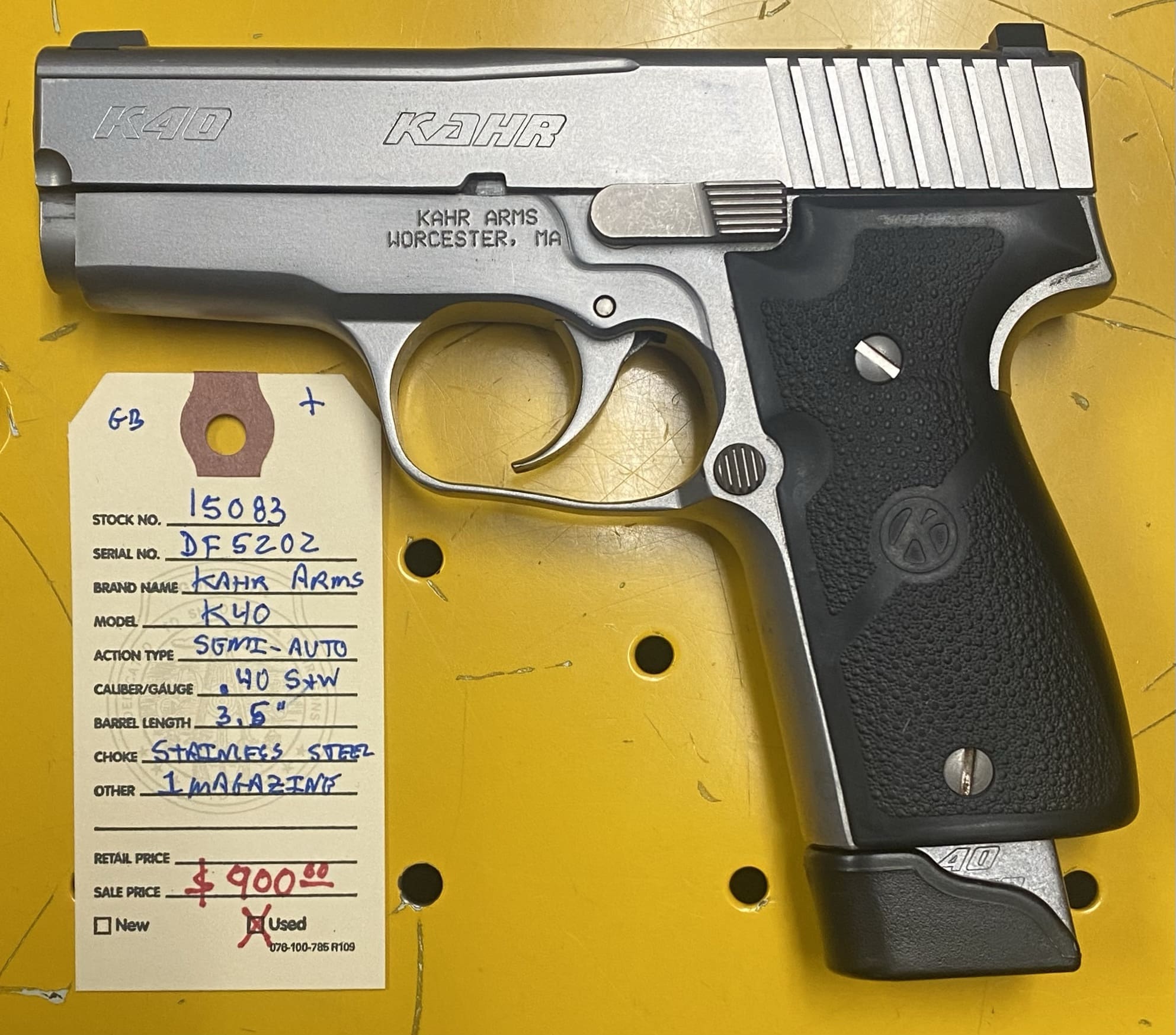 Kahr Arms K40 40S&W Gun Runners