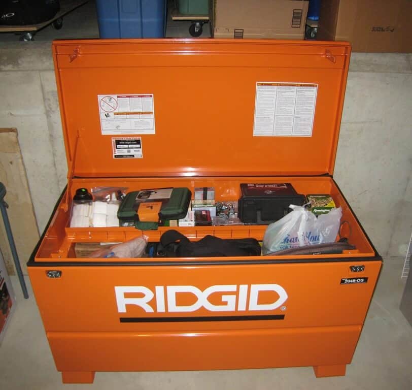 Ridgid Jobsite Tool Storage Box Review Keeps Tools Safe!, 49 OFF