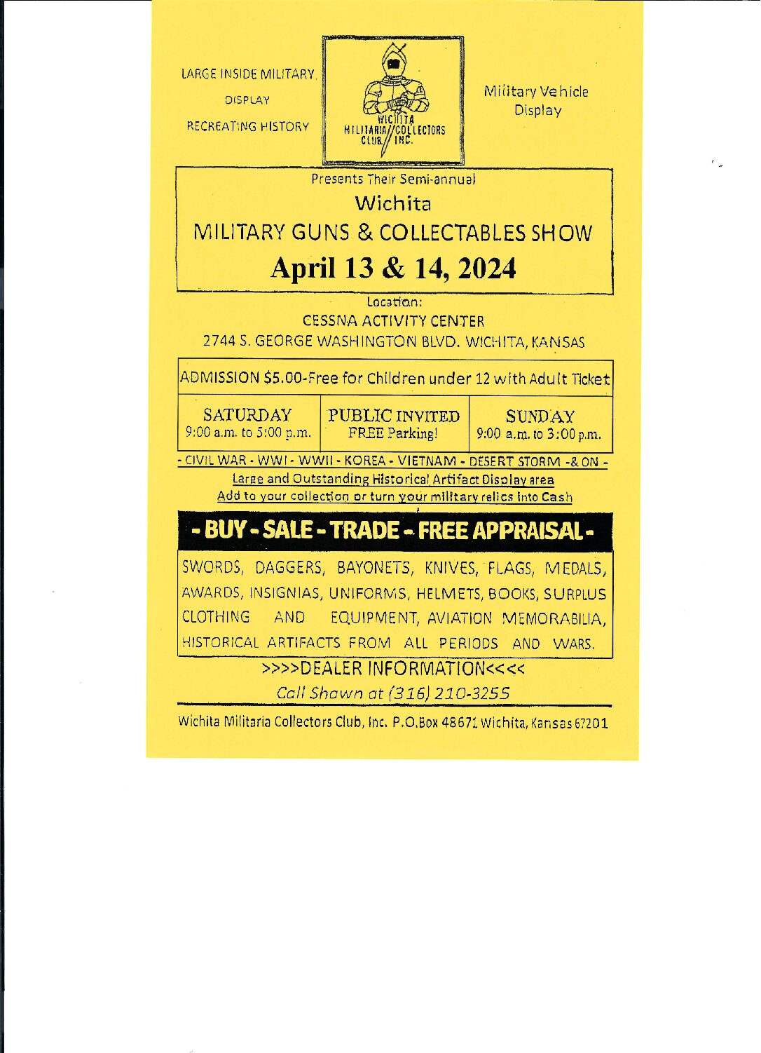 Wichita Military Guns & Collectibles Show 2024
