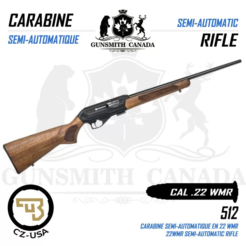 CZ 512 Cal. 22 WMR Gunsmith Canada
