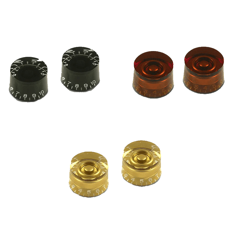 2 50's Tall Speed Knobs For CTS Pots