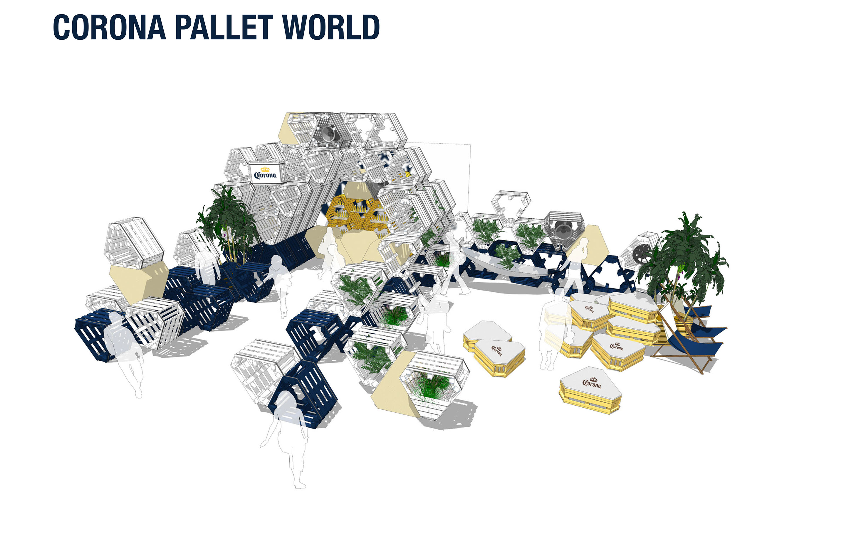 CORONA PALLET WORLD Guringo Design Studio