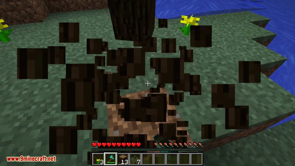Quick Leaf Decay Mod 1.16.2/1.15.2 ( ตัดต้นไม้ไว )