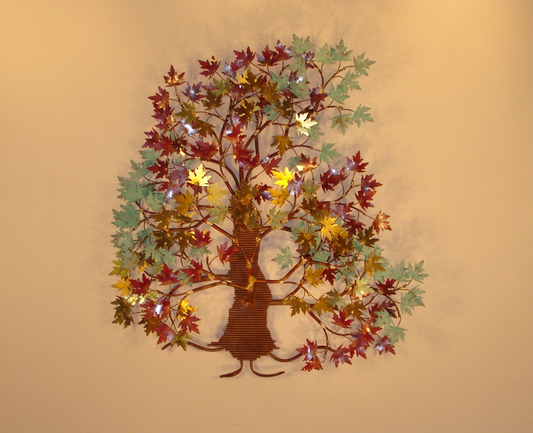 Fall Metal Wall Art Metal Wall Sculpture Home Decor Gurtan Designs