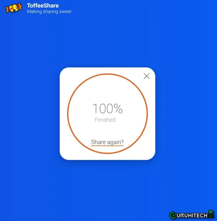 ToffeeShare condivisione rapida e sicura di file P2P • GuruHiTech