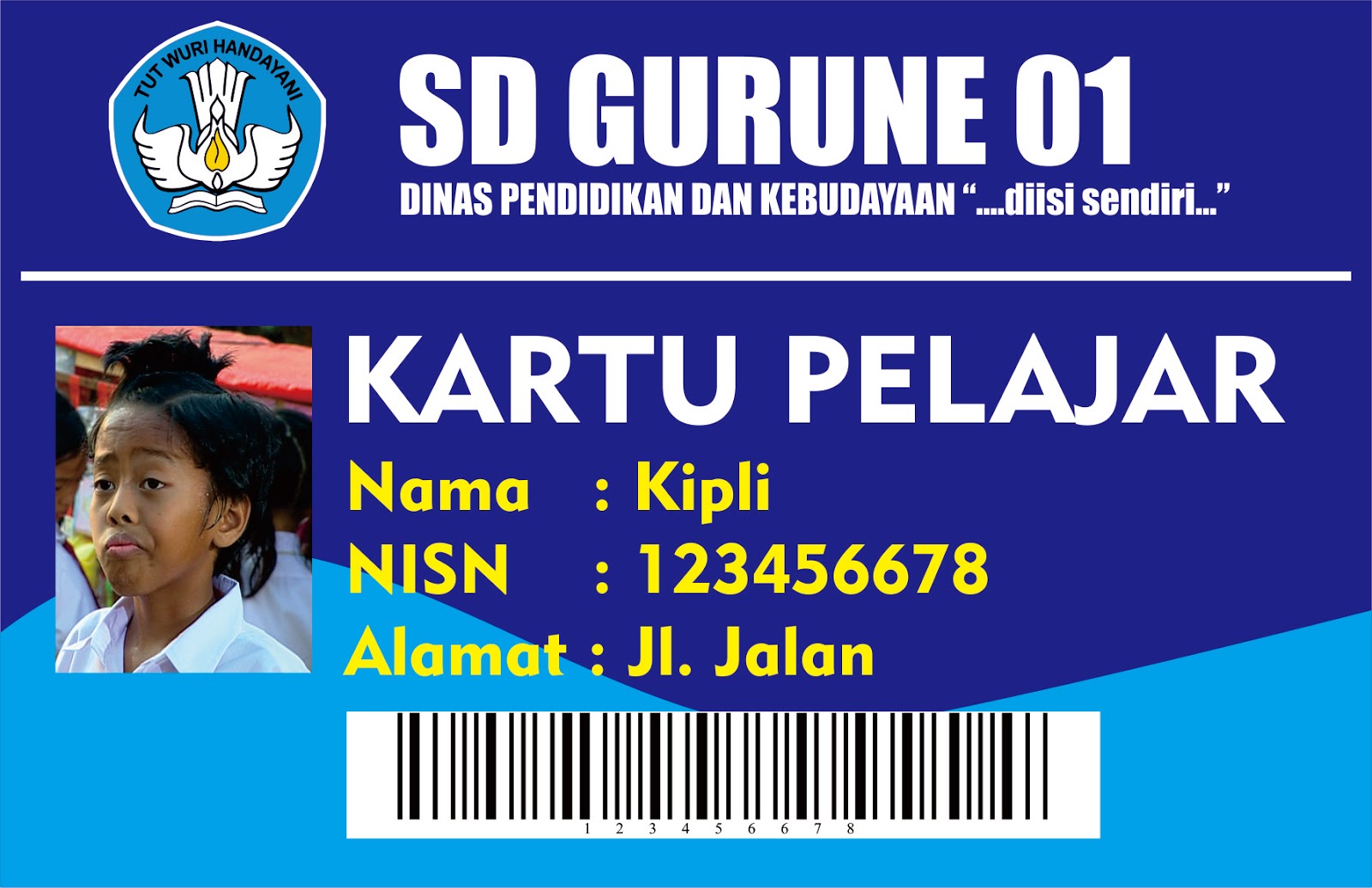 Cara Membuat desain Kartu Pelajar Untuk Sekolah Anda Dengan CorelDRAW