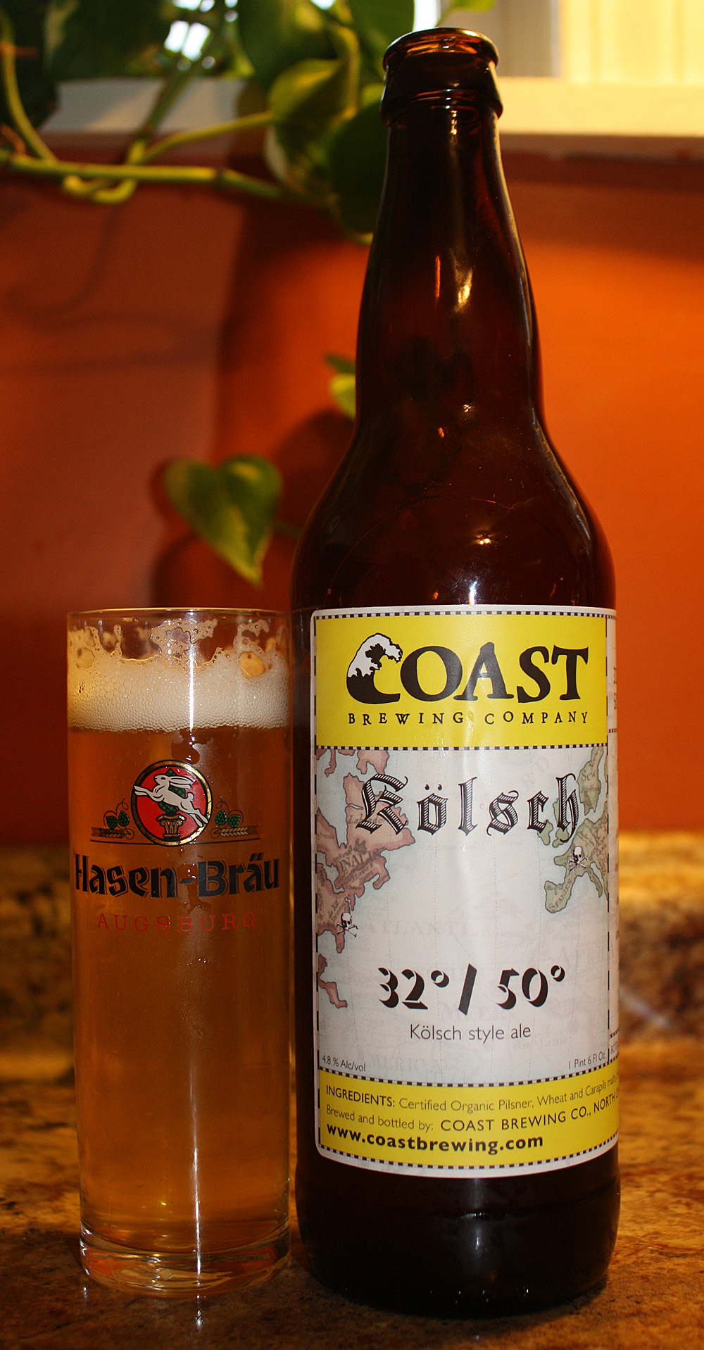Coast Brewing 32/50 Kolsch Beer Review