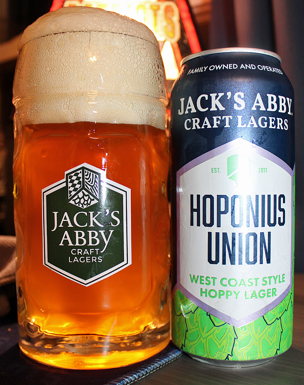 Jack's Abby Hoponius Union West Coast Style Hoppy Lager Beer Review