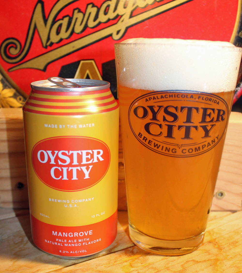Oyster City Mangrove Pale Ale with Natural Mango Flavors Beer Review