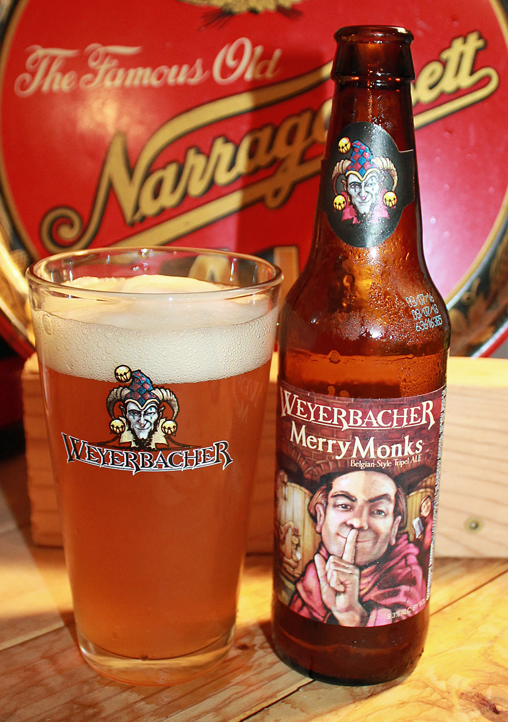 Weyerbacher Merry Monks BelgianStyle Tripel Ale Beer Review