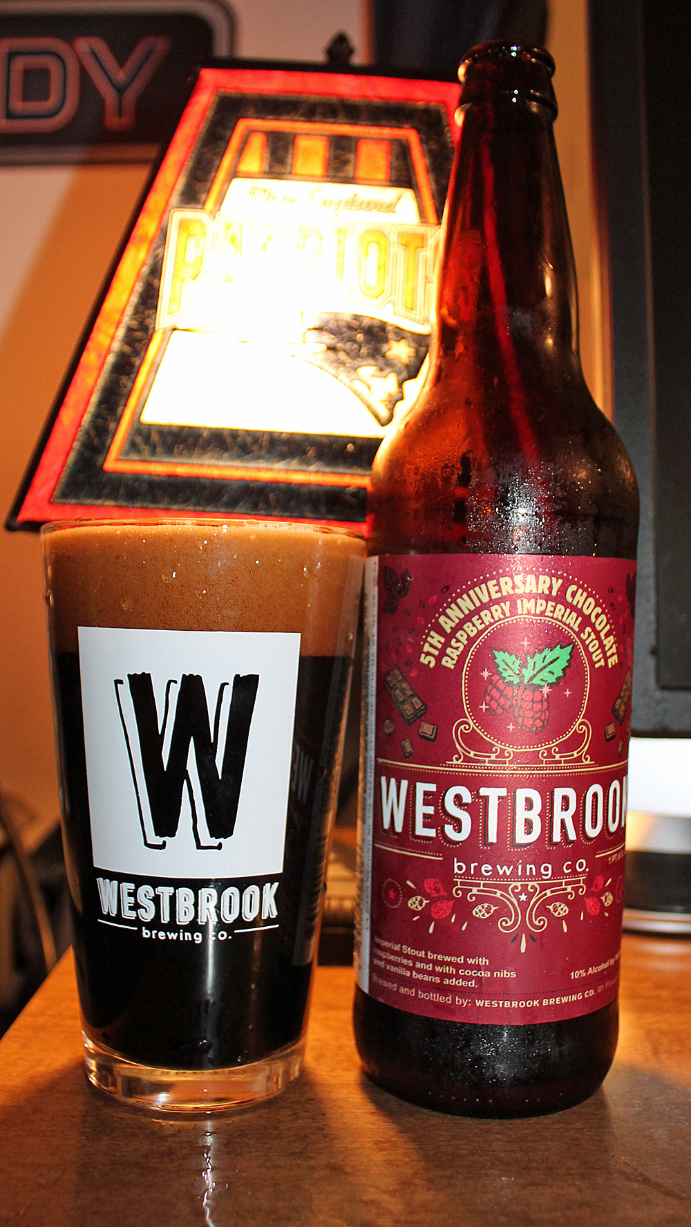 Westbrook 5th Anniversary Chocolate Raspberry Imperial Stout Beer Review