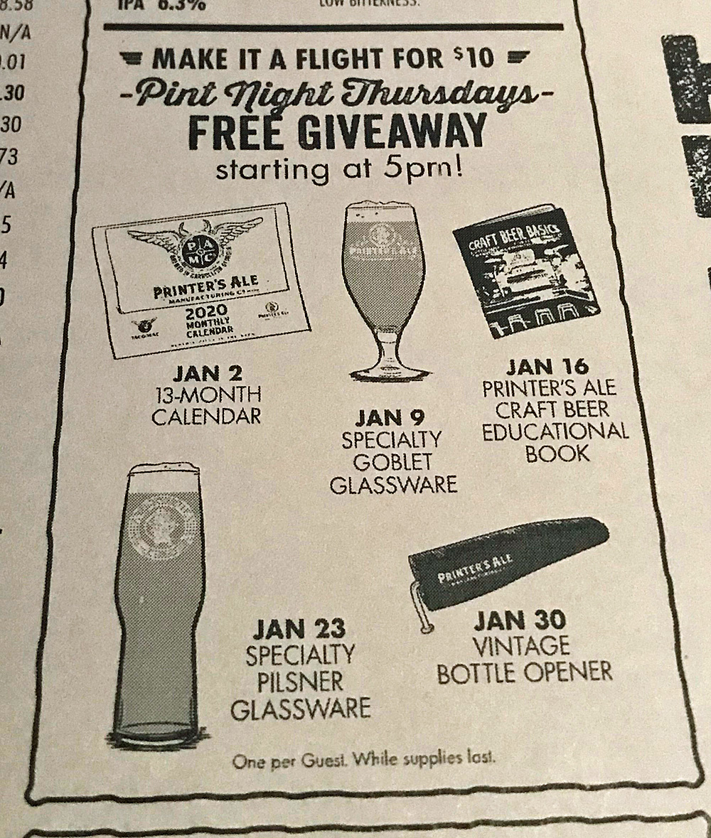 Printers Ale Manufacturing Everyday Yellow Pilsner Beer Review