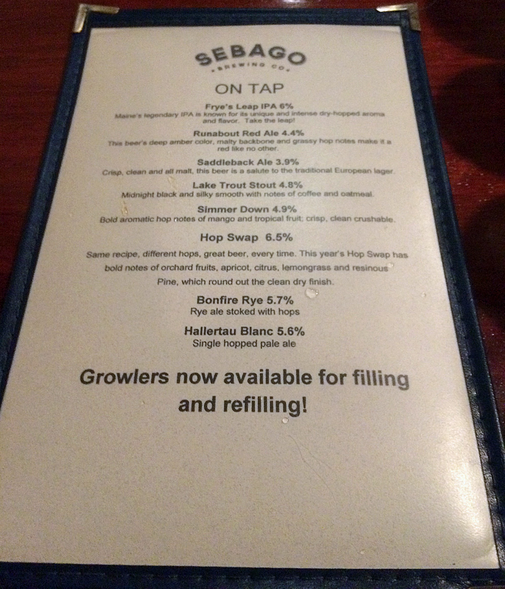 Sebago Frye's Leap IPA Beer Review